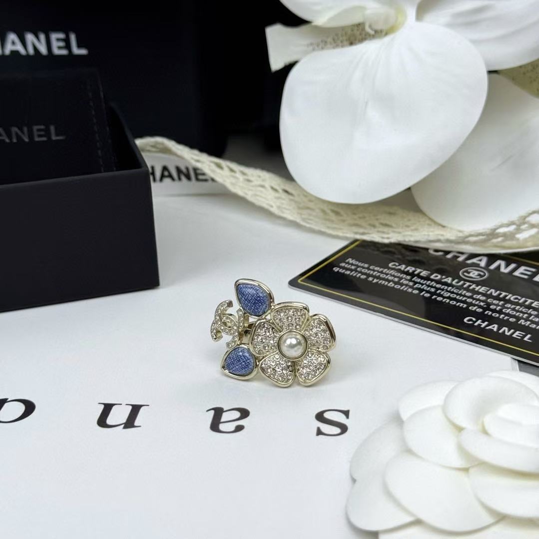 CHANE1 ブルーペタル ダイヤモンドリング【50％割引+送料無料】