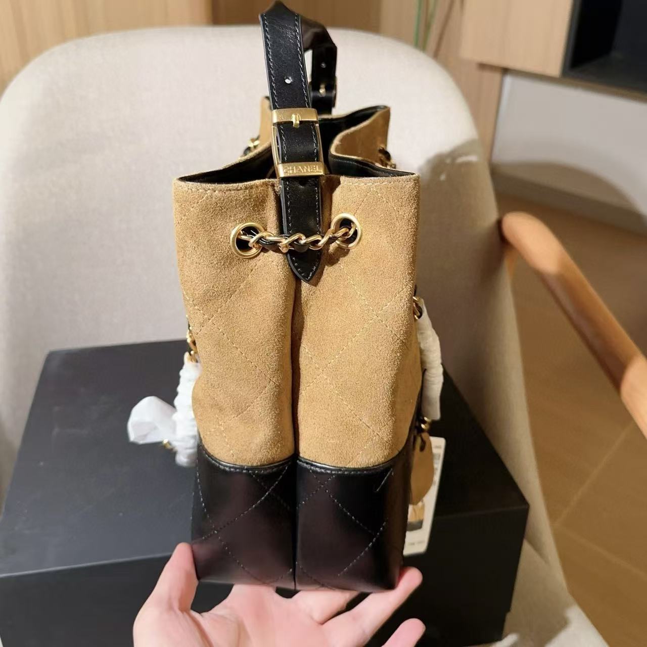 CHANE1 ディアスキンチェーンショッピングバッグ【50％割引+送料無料】