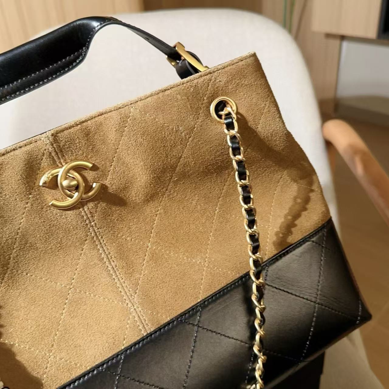 CHANE1 ディアスキンチェーンショッピングバッグ【50％割引+送料無料】