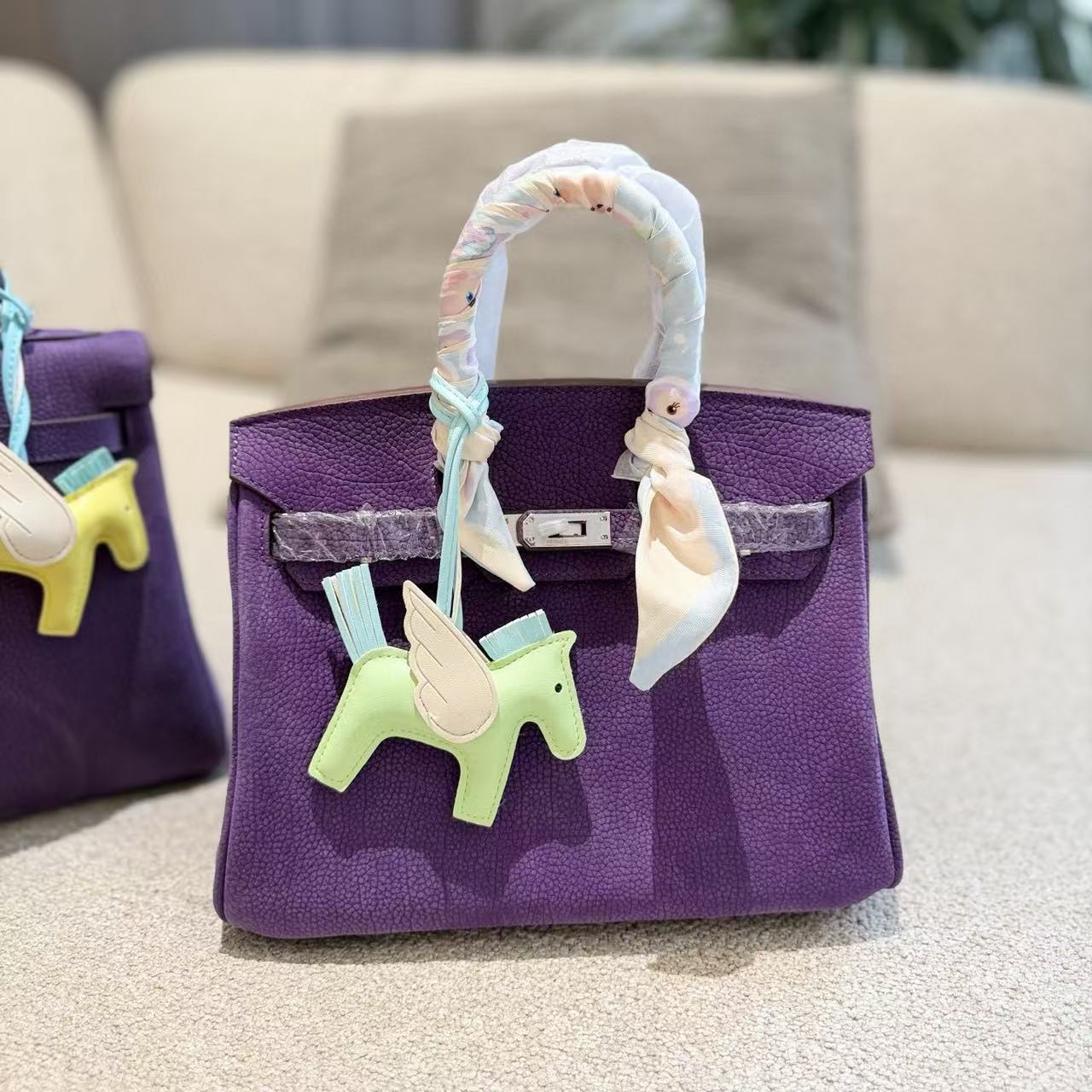 HERME5 Birkin kelly高品質の紫色のハンドバッグ【50％割引+送料無料】