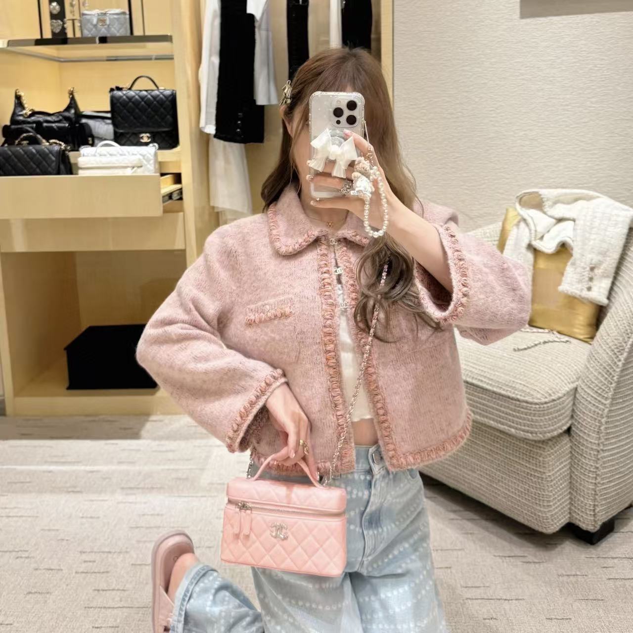 CHANE1 五芒星チェーンショルダー/クロスボディバッグ【50％割引+送料無料】