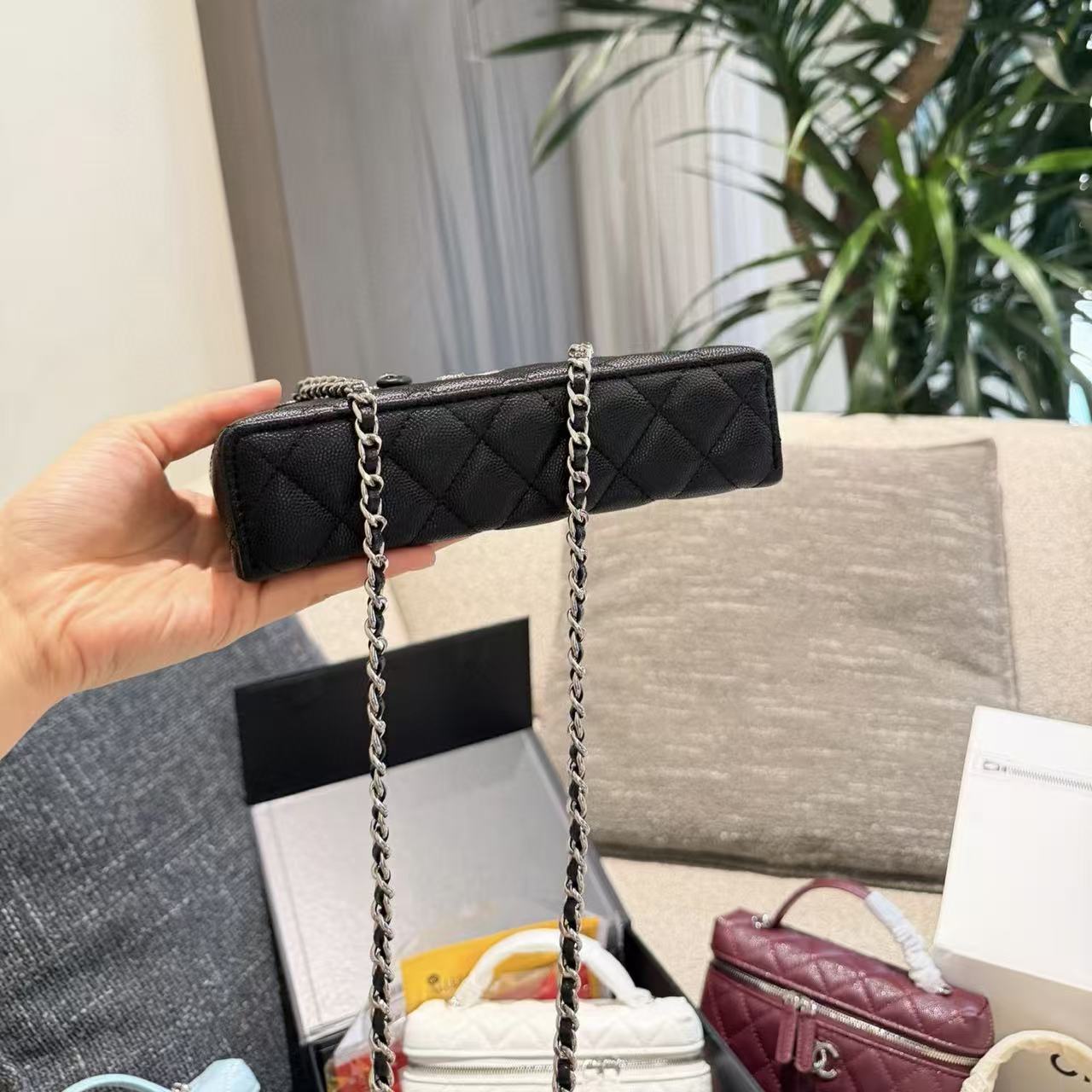 CHANE1 五芒星チェーンショルダー/クロスボディバッグ【50％割引+送料無料】