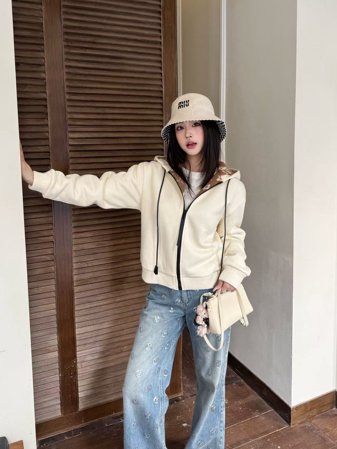 LVフード付きジャケット【50％割引+送料無料】