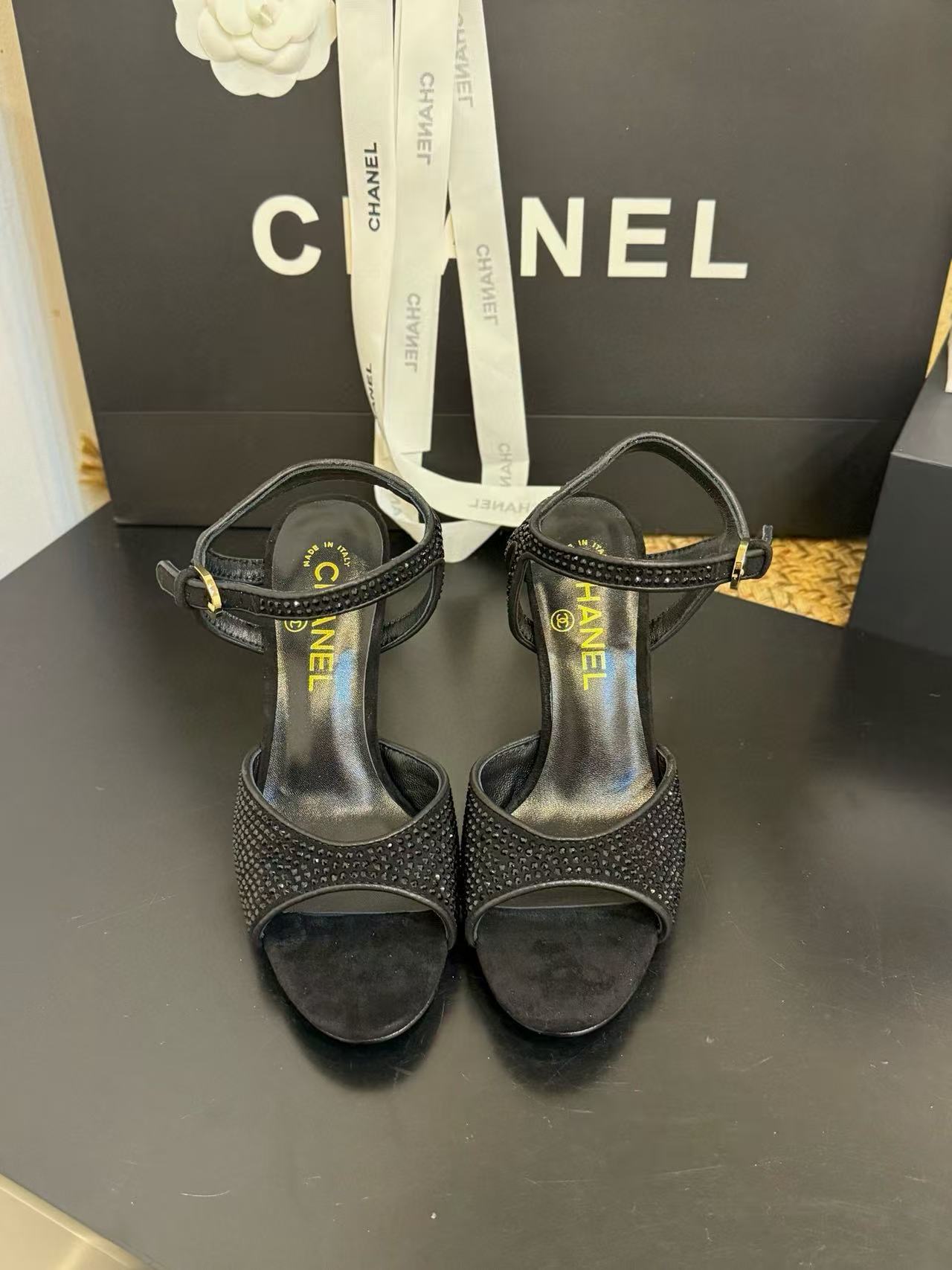 CHANE1 高品質ビーズハイヒール【50％割引+送料無料】