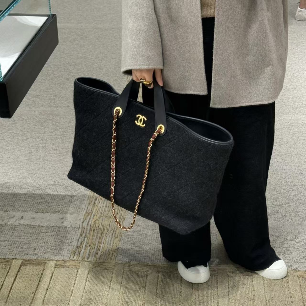 CHANE1 チェーンウールショッピングバッグ【50％割引+送料無料】