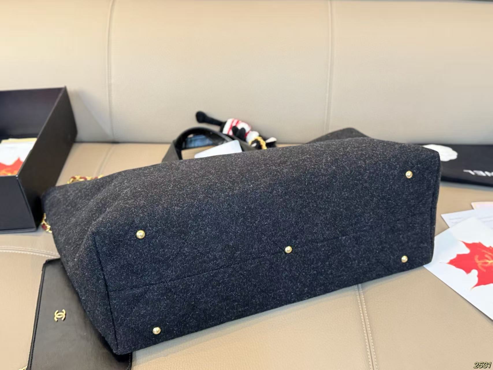 CHANE1 チェーンウールショッピングバッグ【50％割引+送料無料】