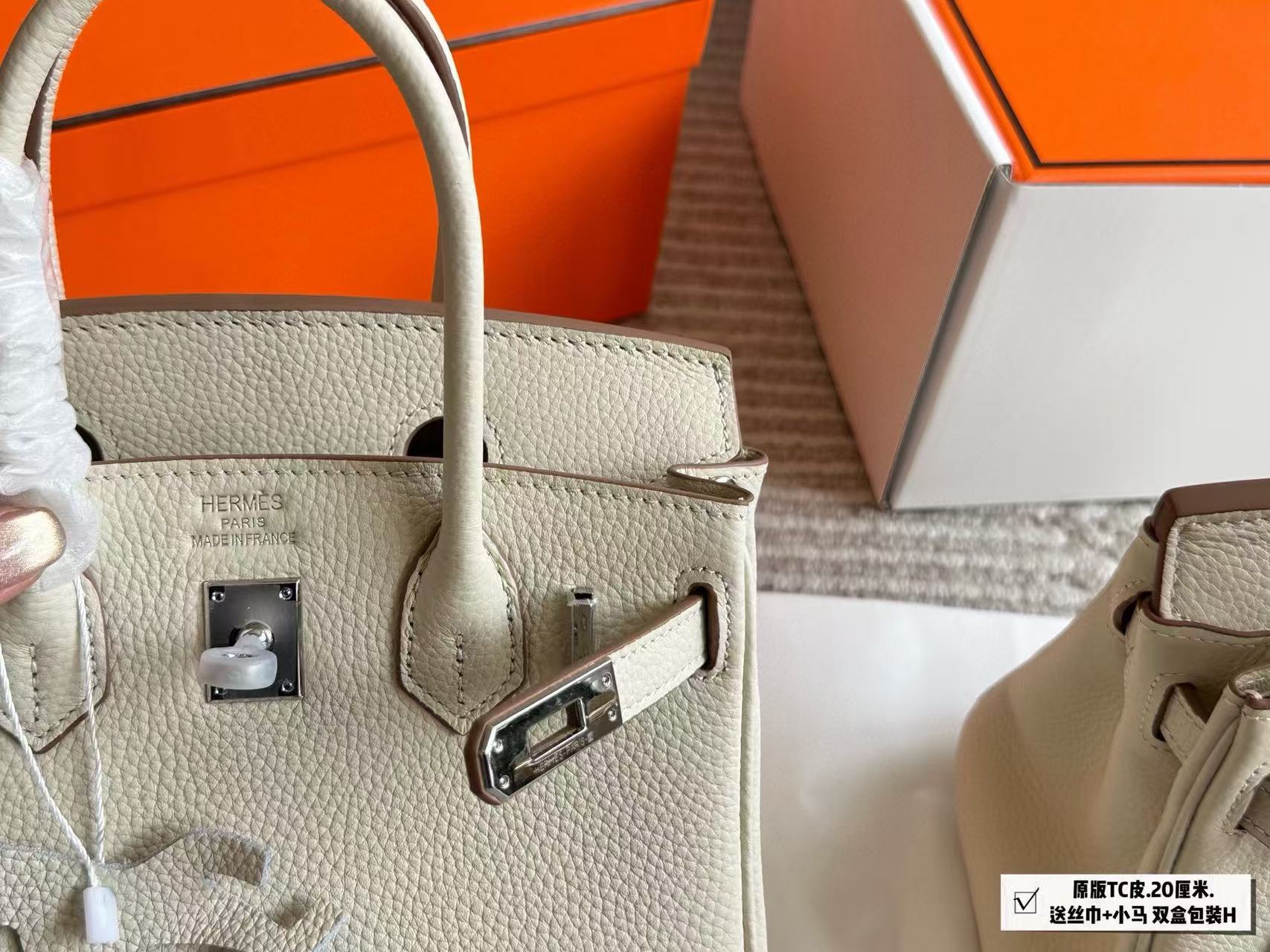 HERME5 レザーハンドバッグ【50％割引+送料無料】