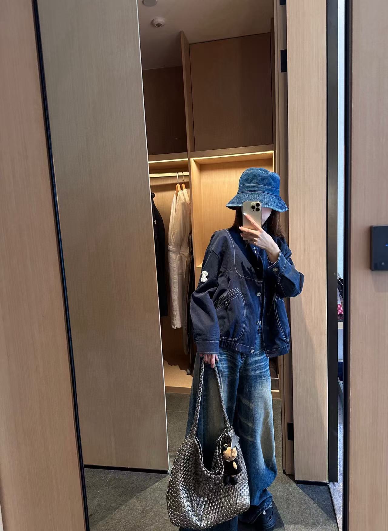 CHANE1 ダブルC デニムジャケット【50％割引+送料無料】