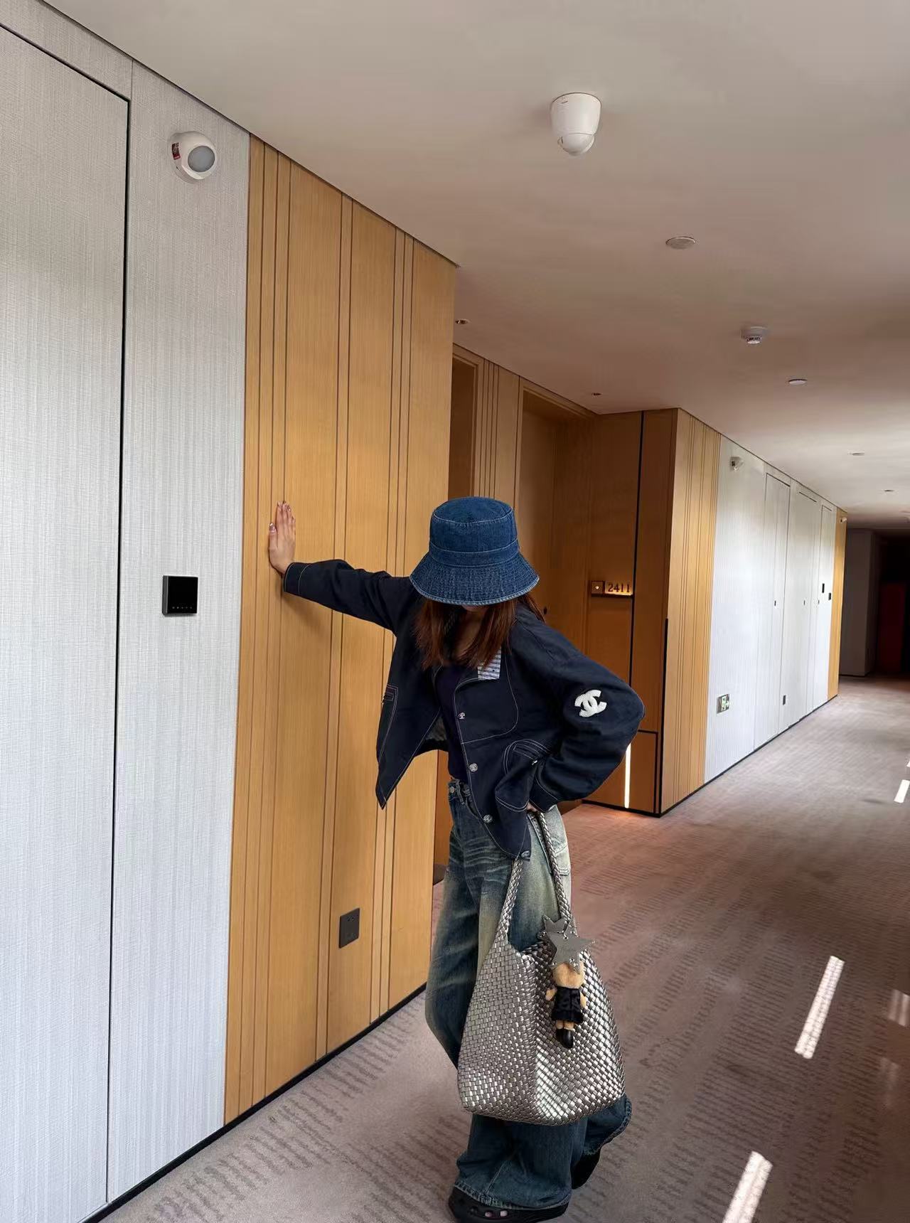 CHANE1 ダブルC デニムジャケット【50％割引+送料無料】