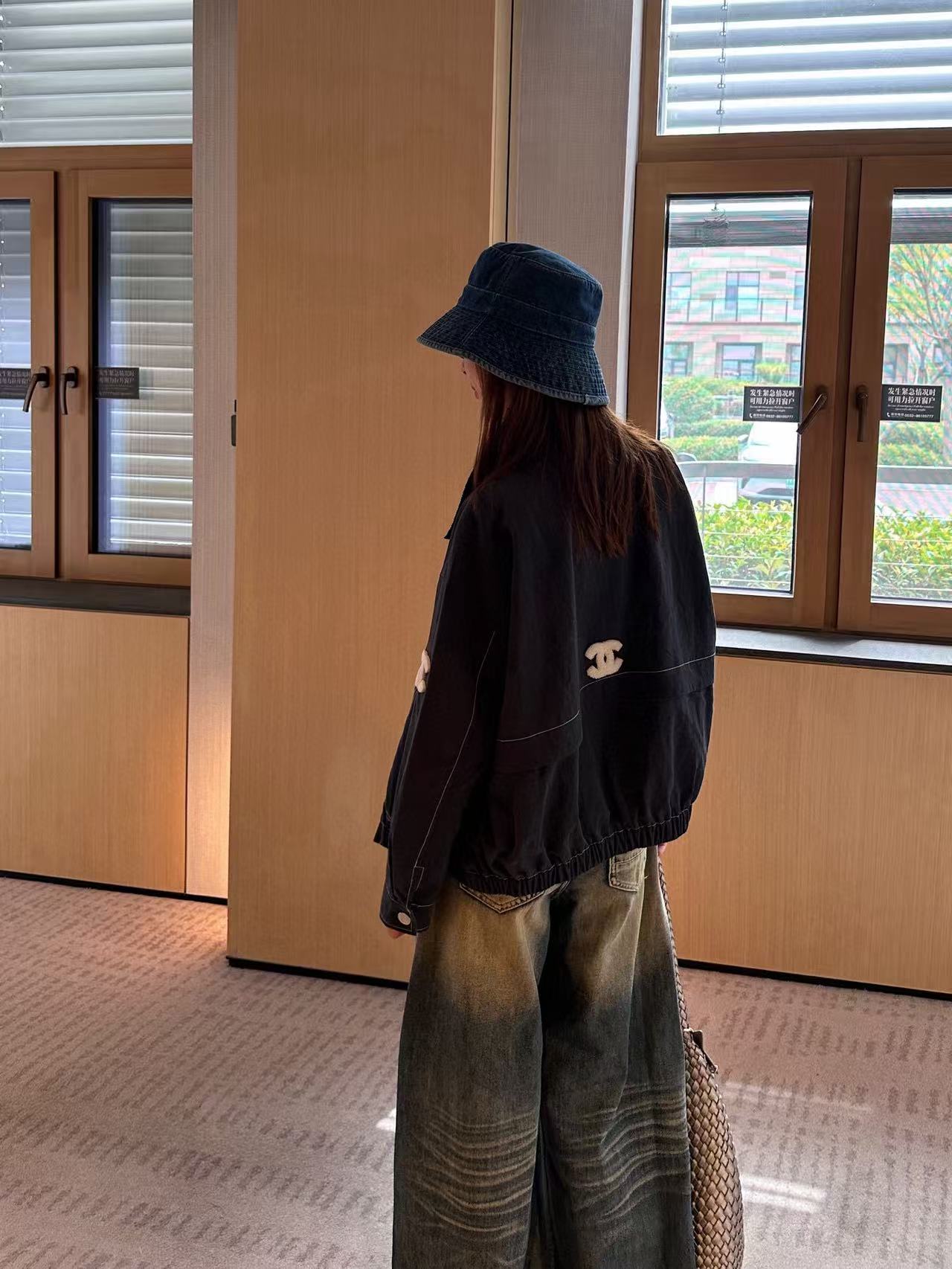 CHANE1 ダブルC デニムジャケット【50％割引+送料無料】