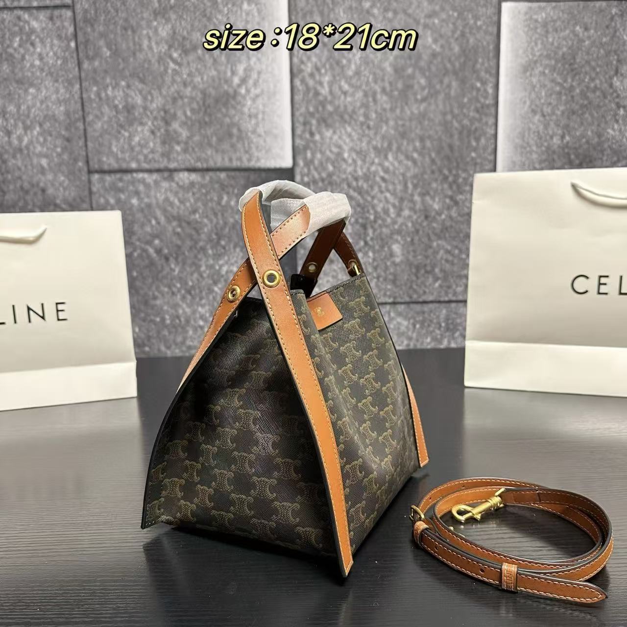 FEND1凱旋門プリント トートバッグ【50％割引+送料無料】