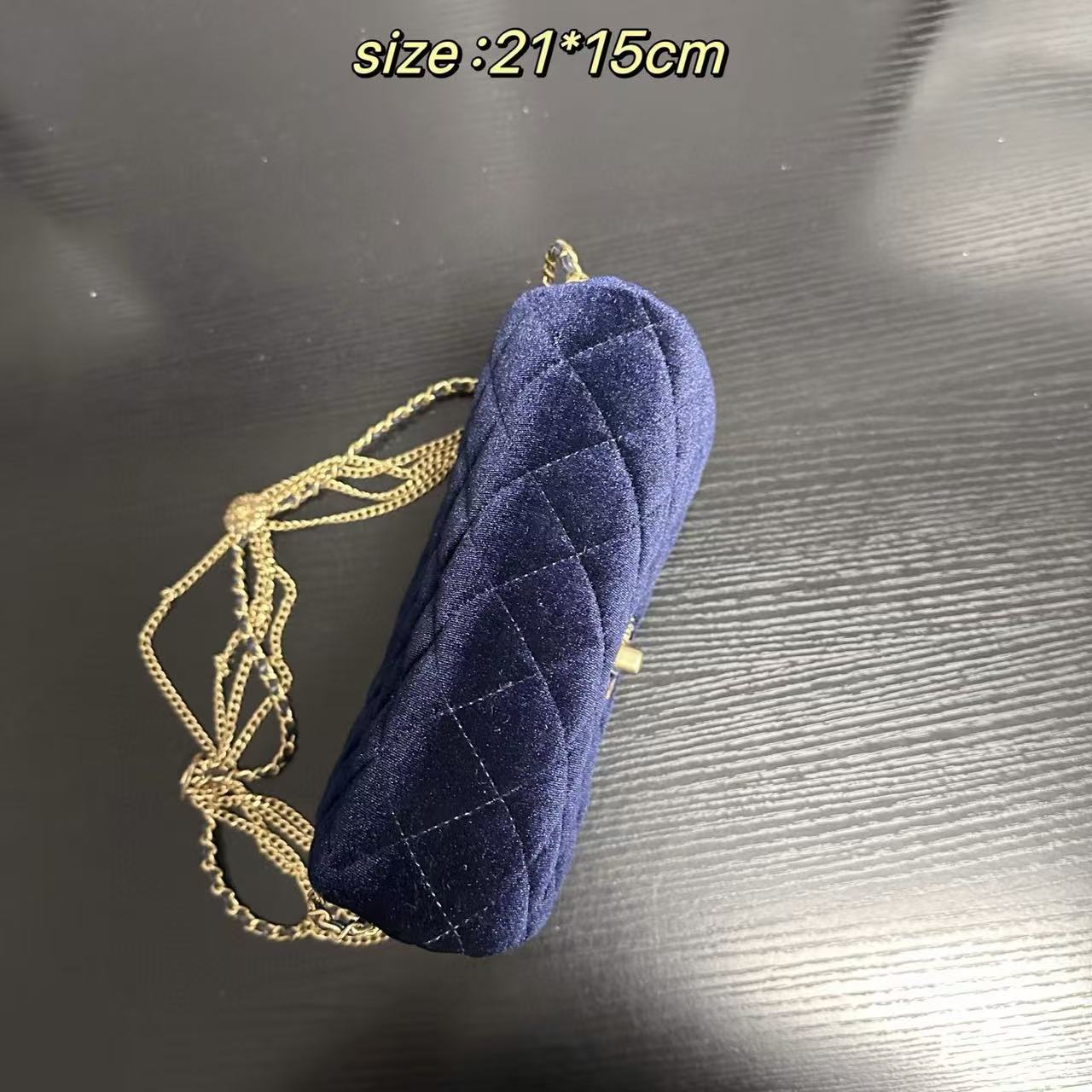 CHANE1 ベルベットチェーンショルダー/クロスボディバッグ【50％割引+送料無料】