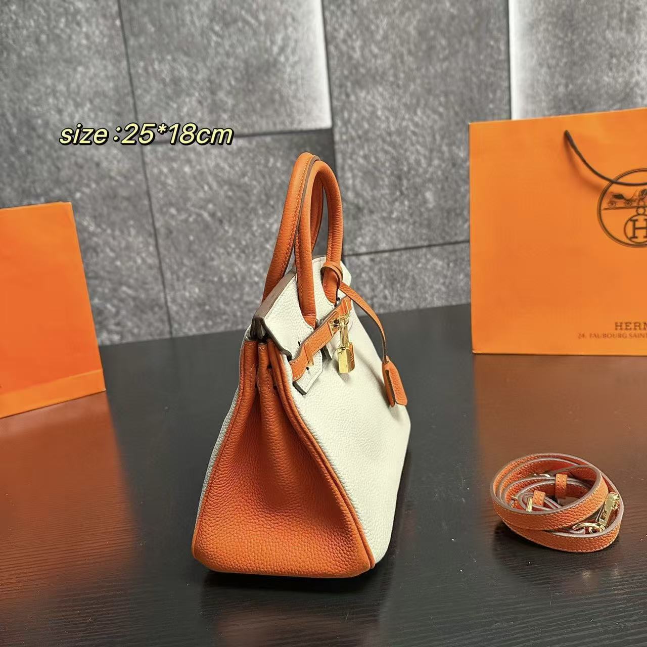 HERME5高品質の牛革ハンドバッグ【50％割引+送料無料】