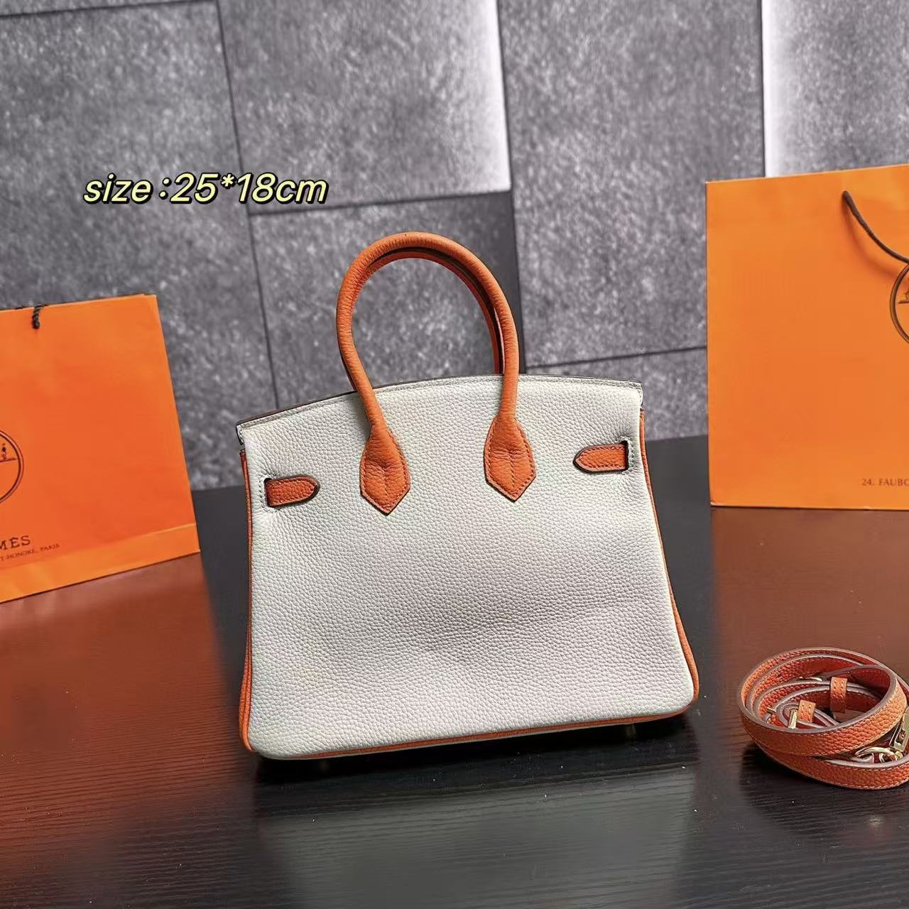 HERME5高品質の牛革ハンドバッグ【50％割引+送料無料】