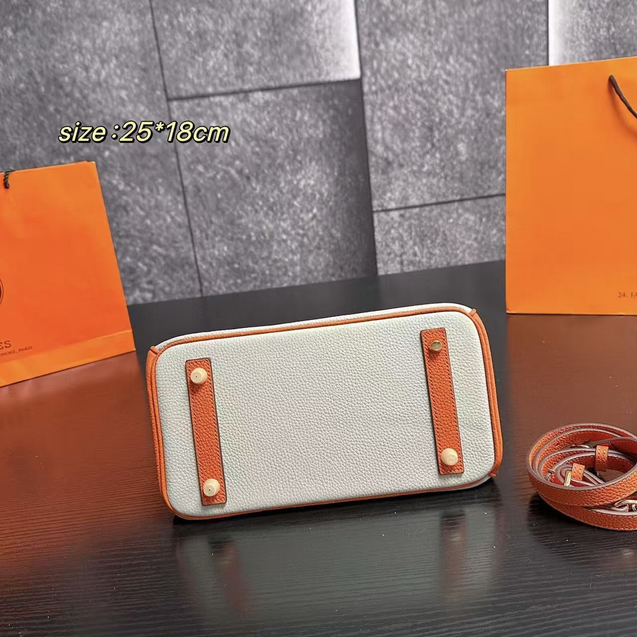 HERME5高品質の牛革ハンドバッグ【50％割引+送料無料】