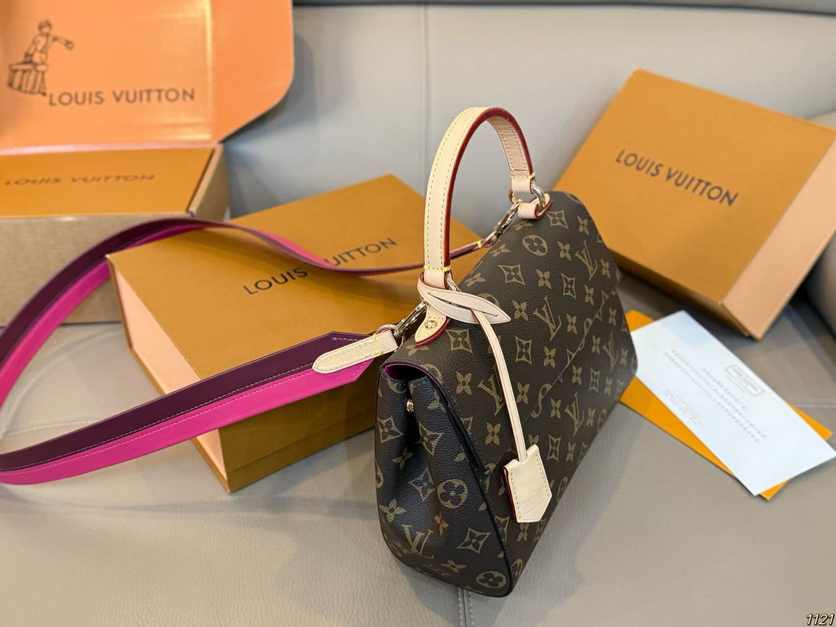 LVプリント ショルダー/クロスボディバッグ【50％割引+送料無料】