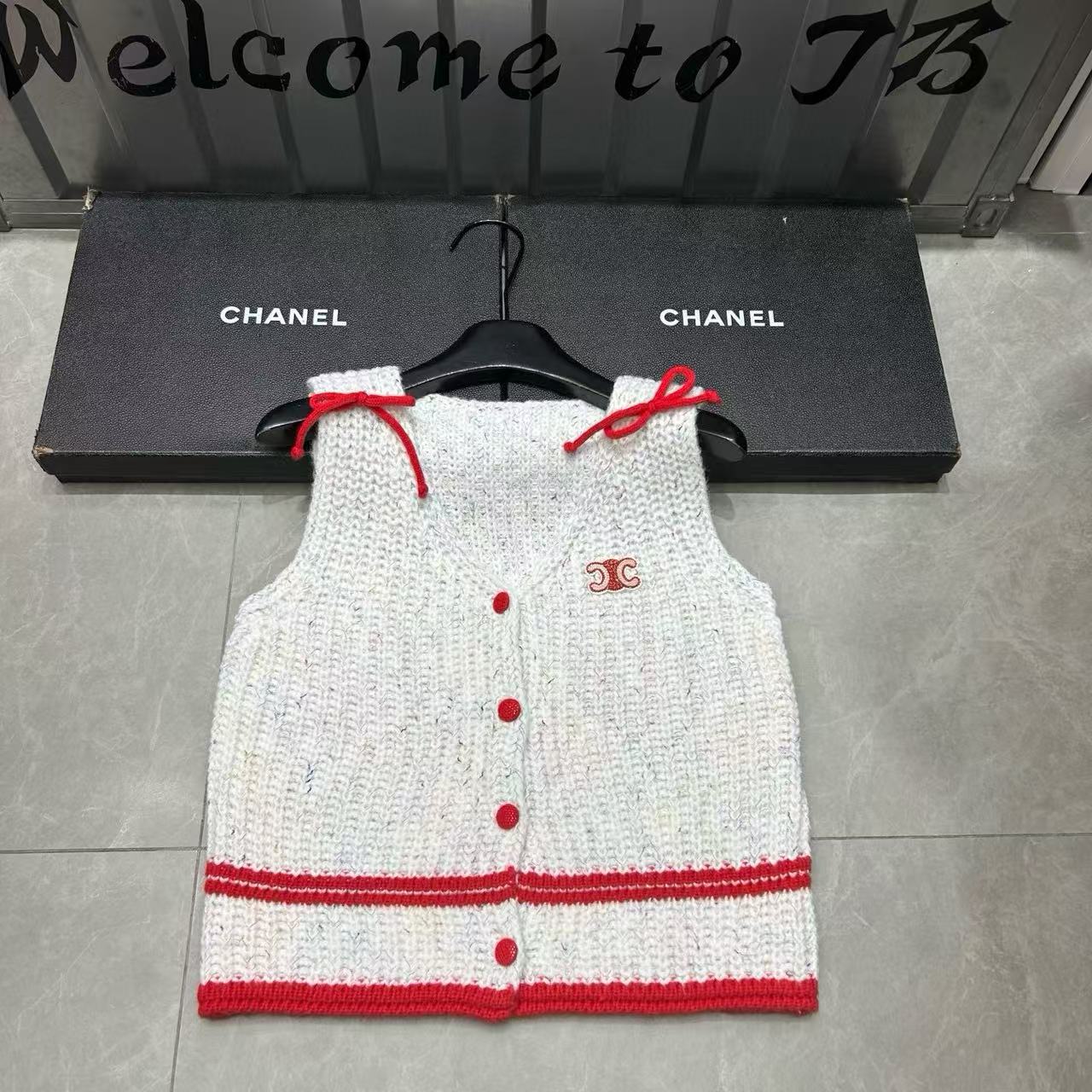 CEL1NE 凱旋門 レースアップ ウール ベスト【50％割引+送料無料】