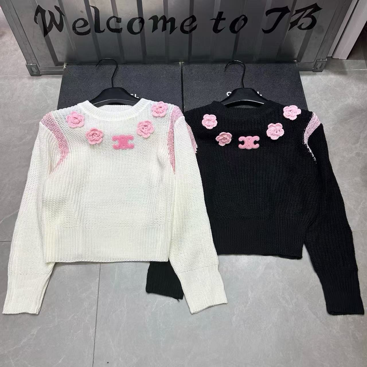 CEL1NE 凱旋門フローラル セーター【50％割引+送料無料】