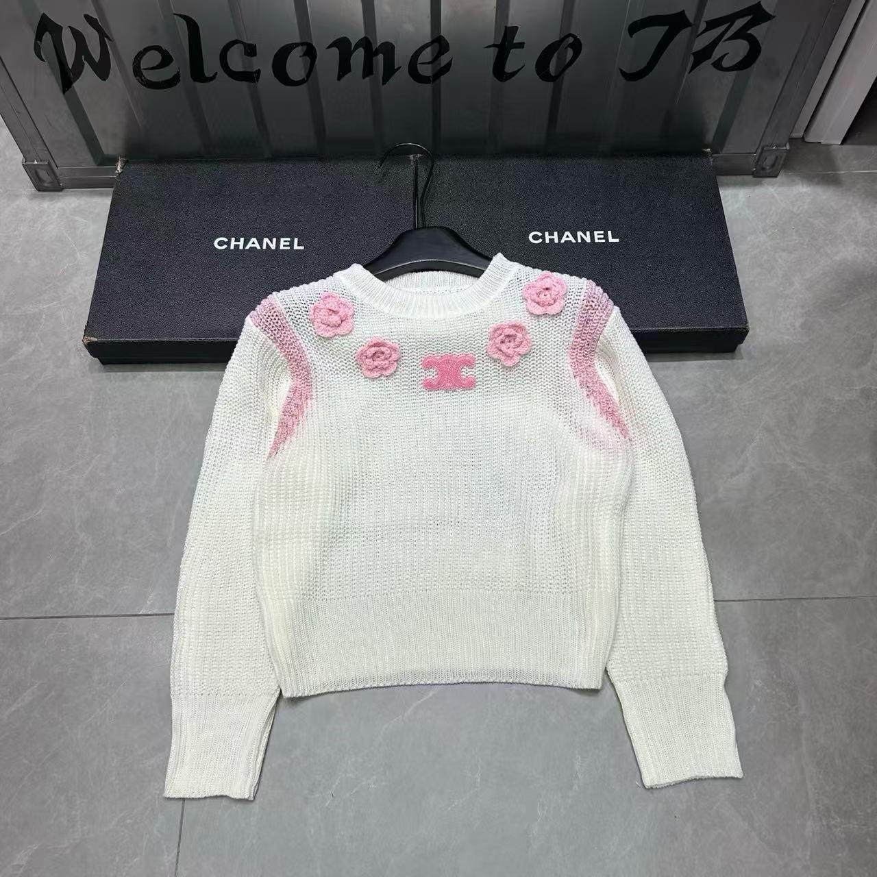 CEL1NE 凱旋門フローラル セーター【50％割引+送料無料】