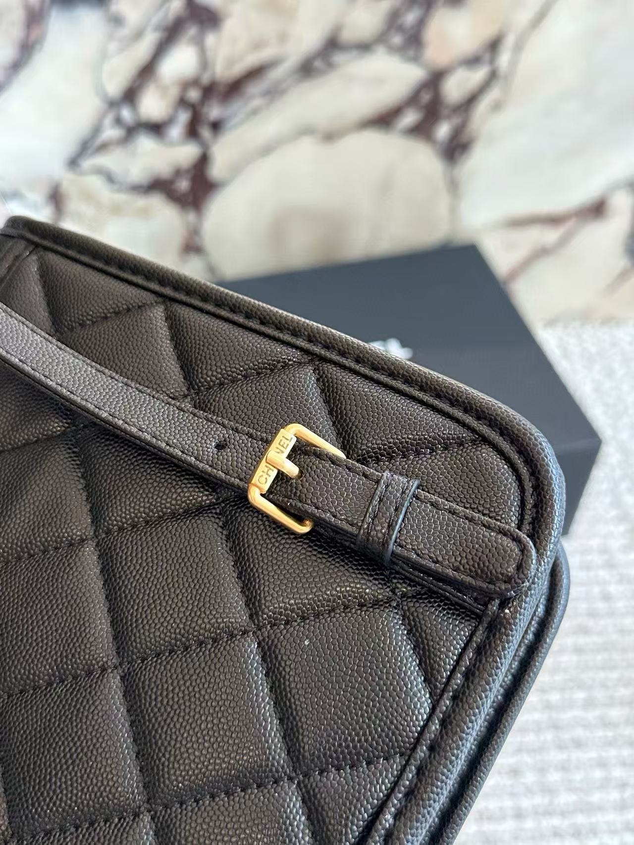 CHANE1 キャビアレザーバックパック【50％割引+送料無料】