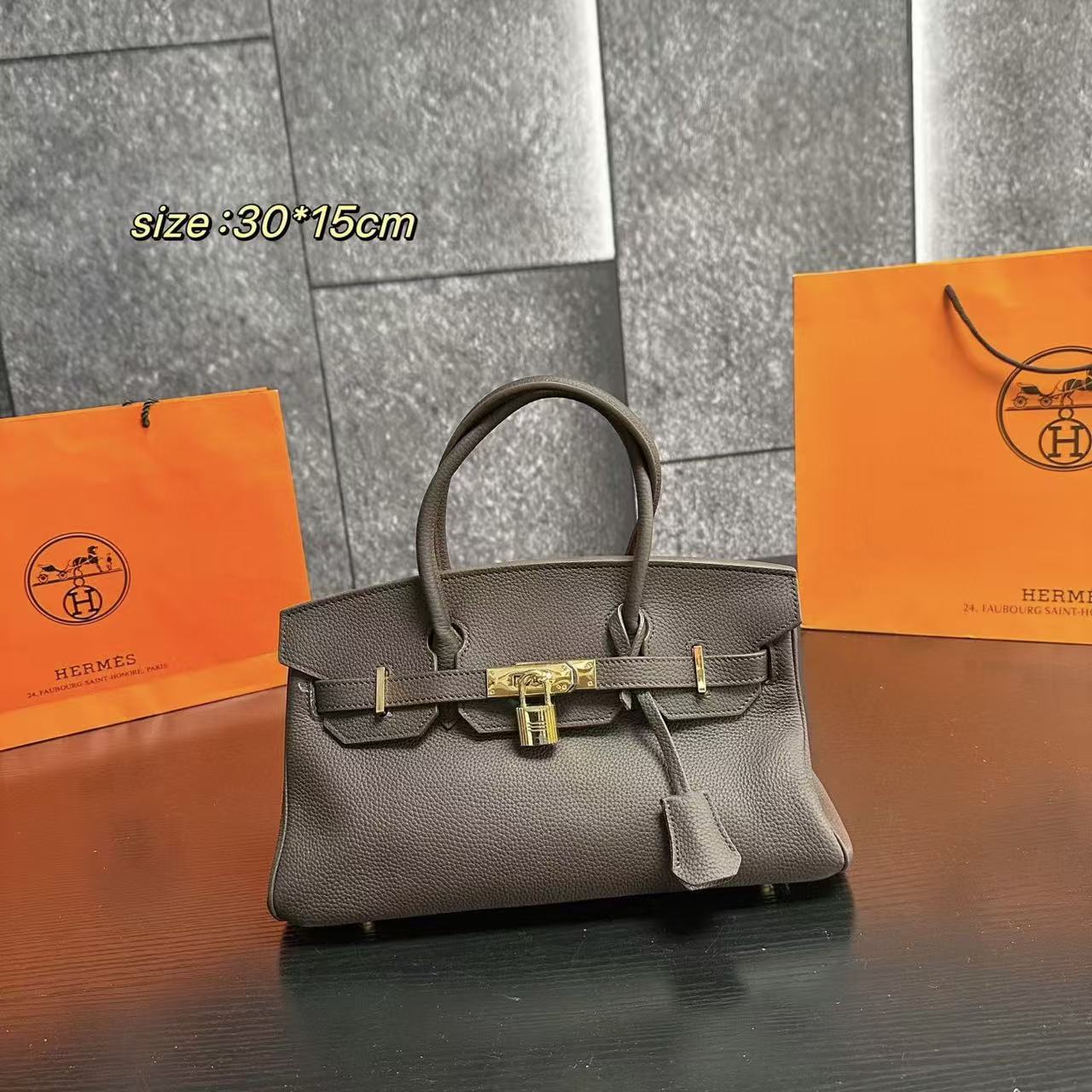 HERME5高品質Birkin牛革ハンドバッグ【50％割引+送料無料】