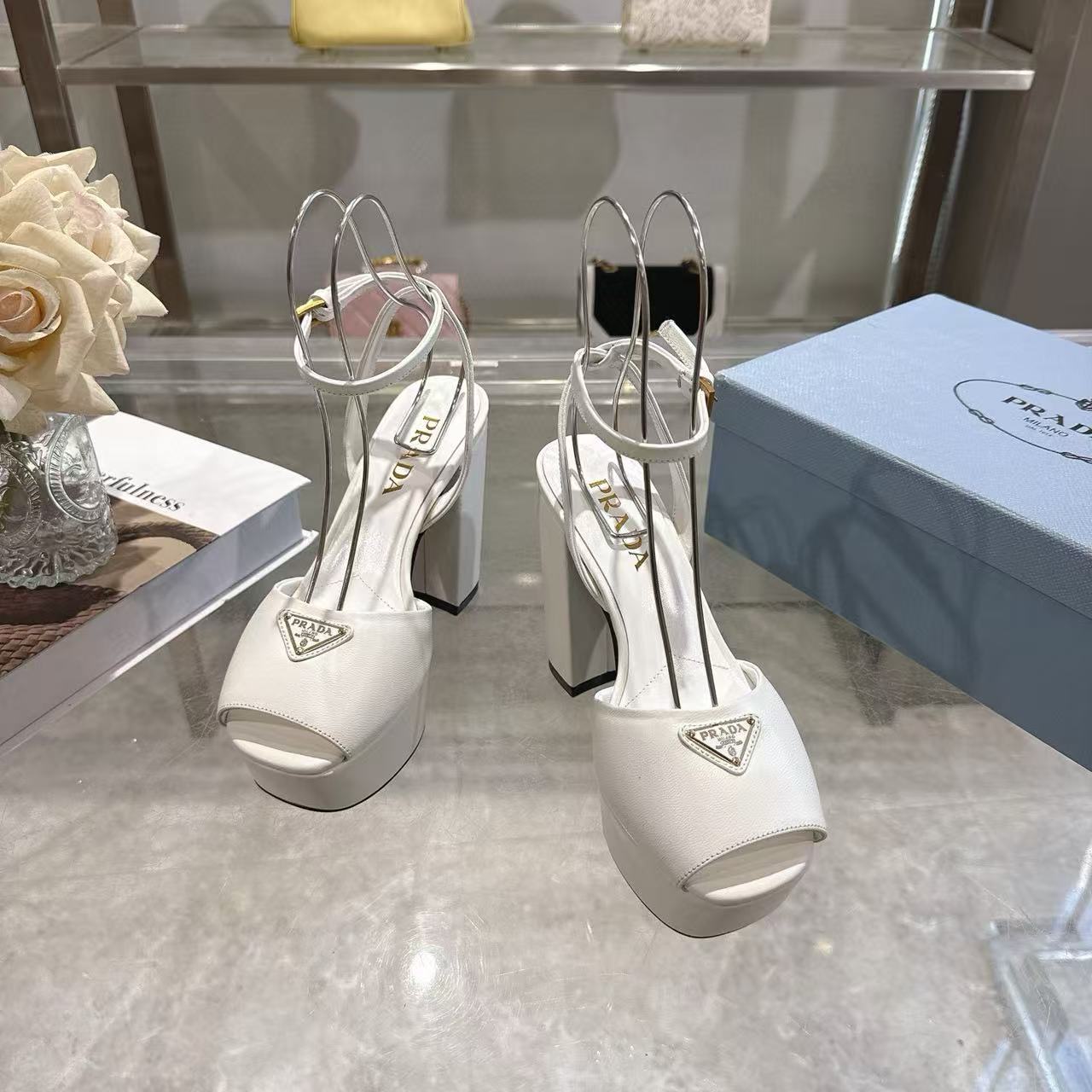 PR4DA 高品質プラットフォームチャンキーヒールサンダル【50％割引+送料無料】