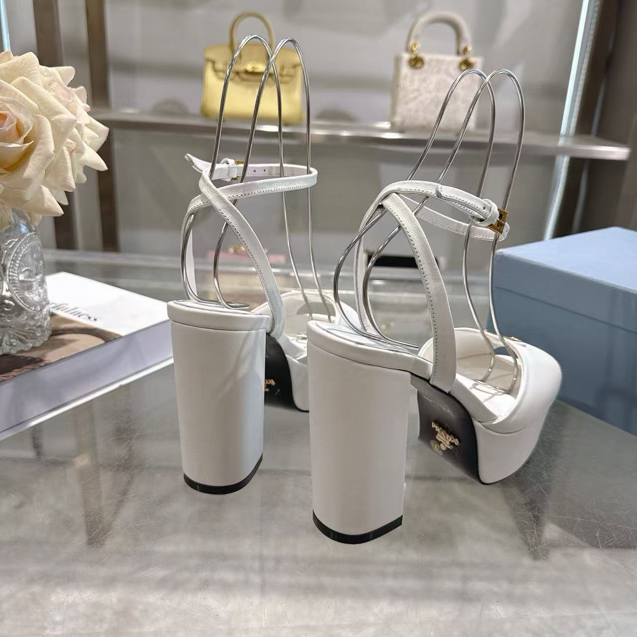 PR4DA 高品質プラットフォームチャンキーヒールサンダル【50％割引+送料無料】