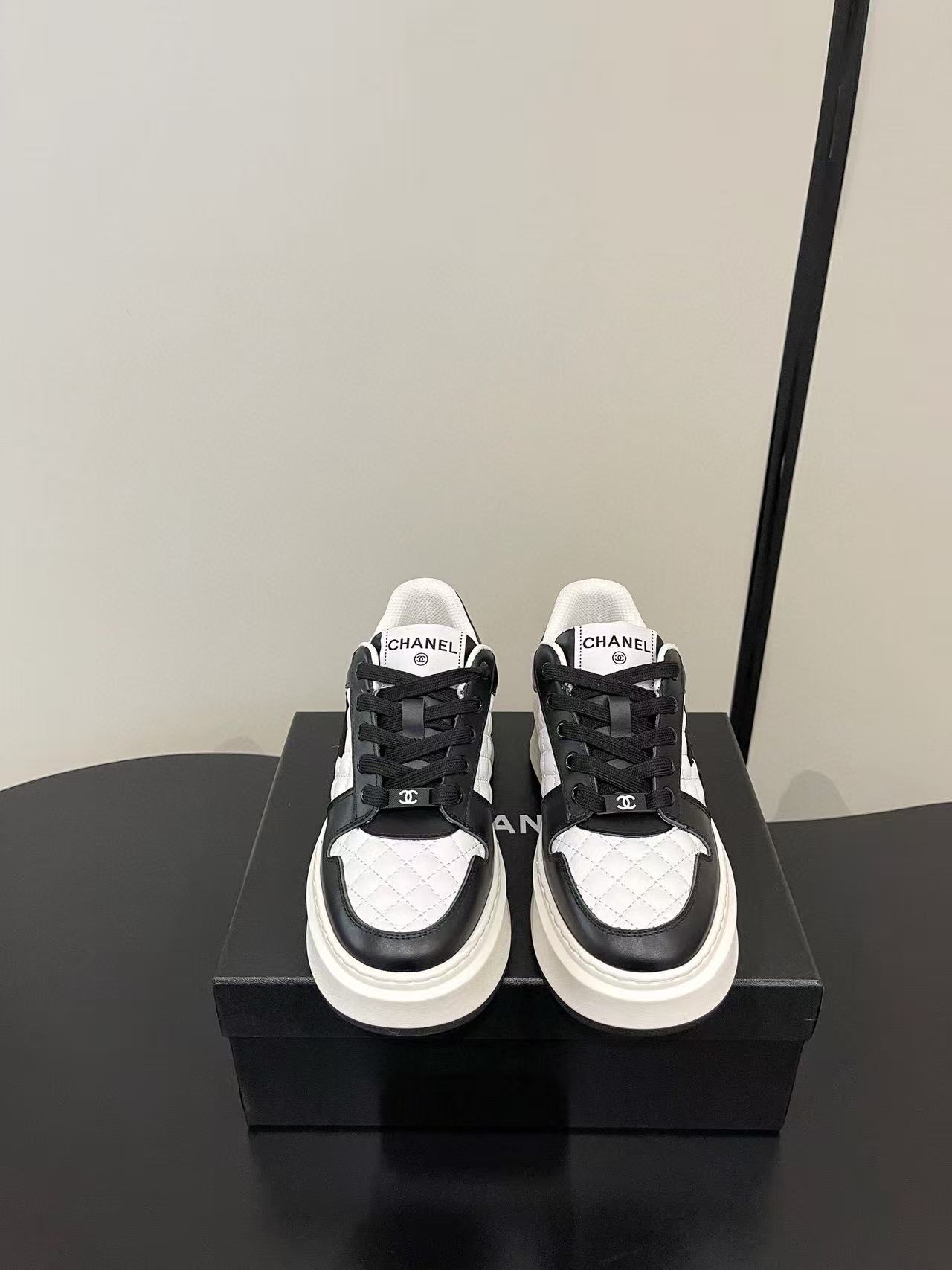 CHANE1 高品質ダブルCプラットフォームシューズ【50％割引+送料無料】