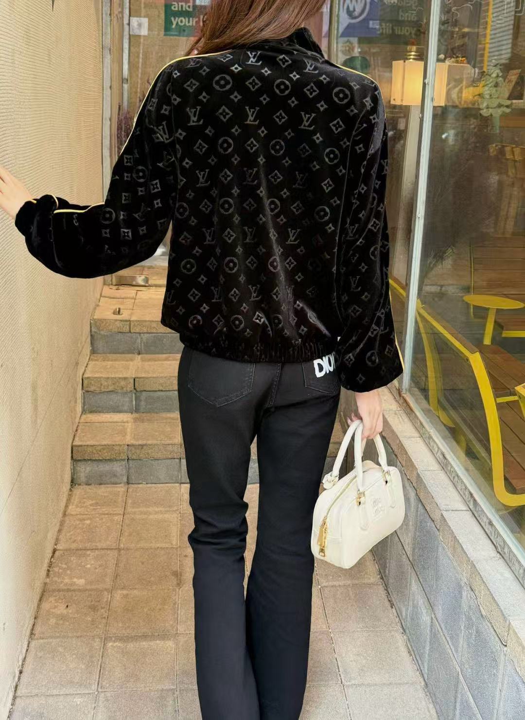 LVプリントベルベットコート【50％割引+送料無料】