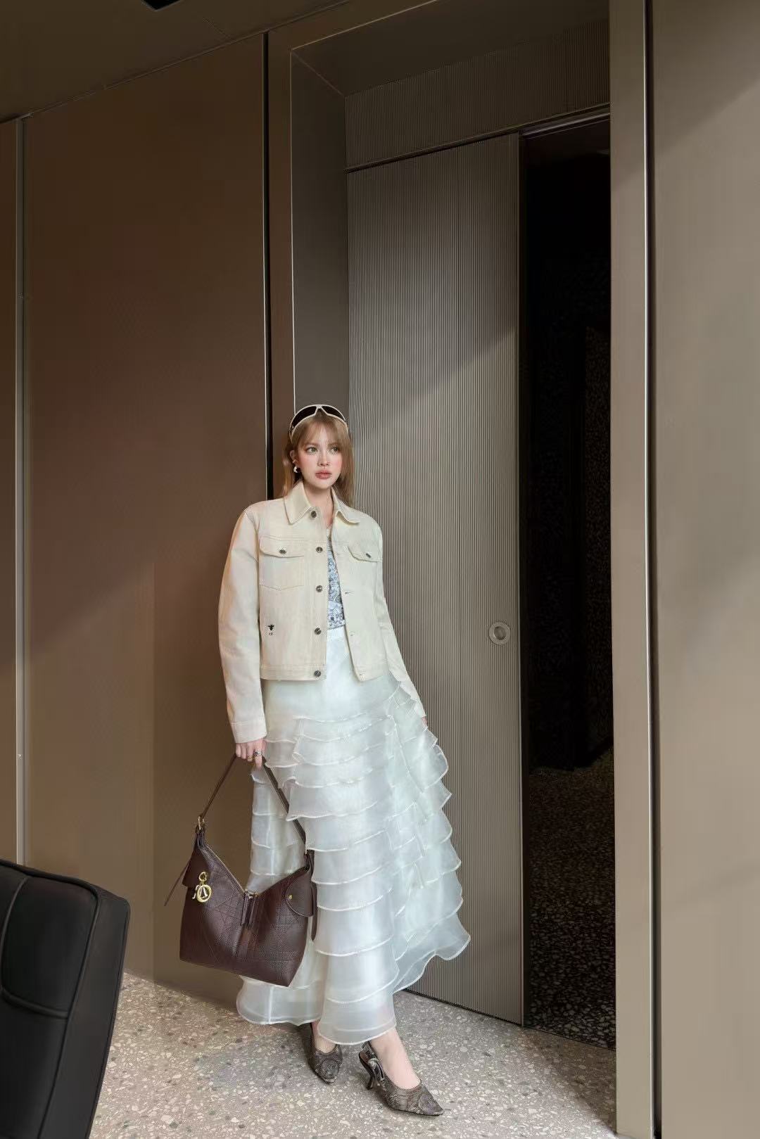 DIOR プリントデニムジャケット【50％割引+送料無料】