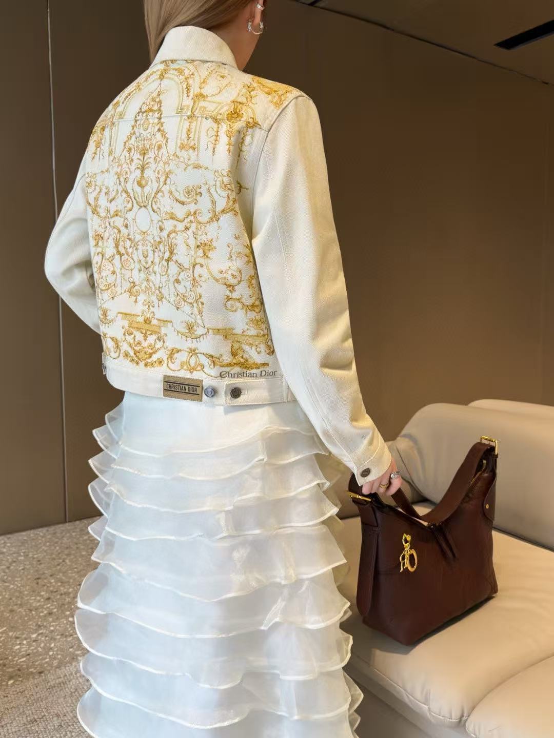 DIOR プリントデニムジャケット【50％割引+送料無料】