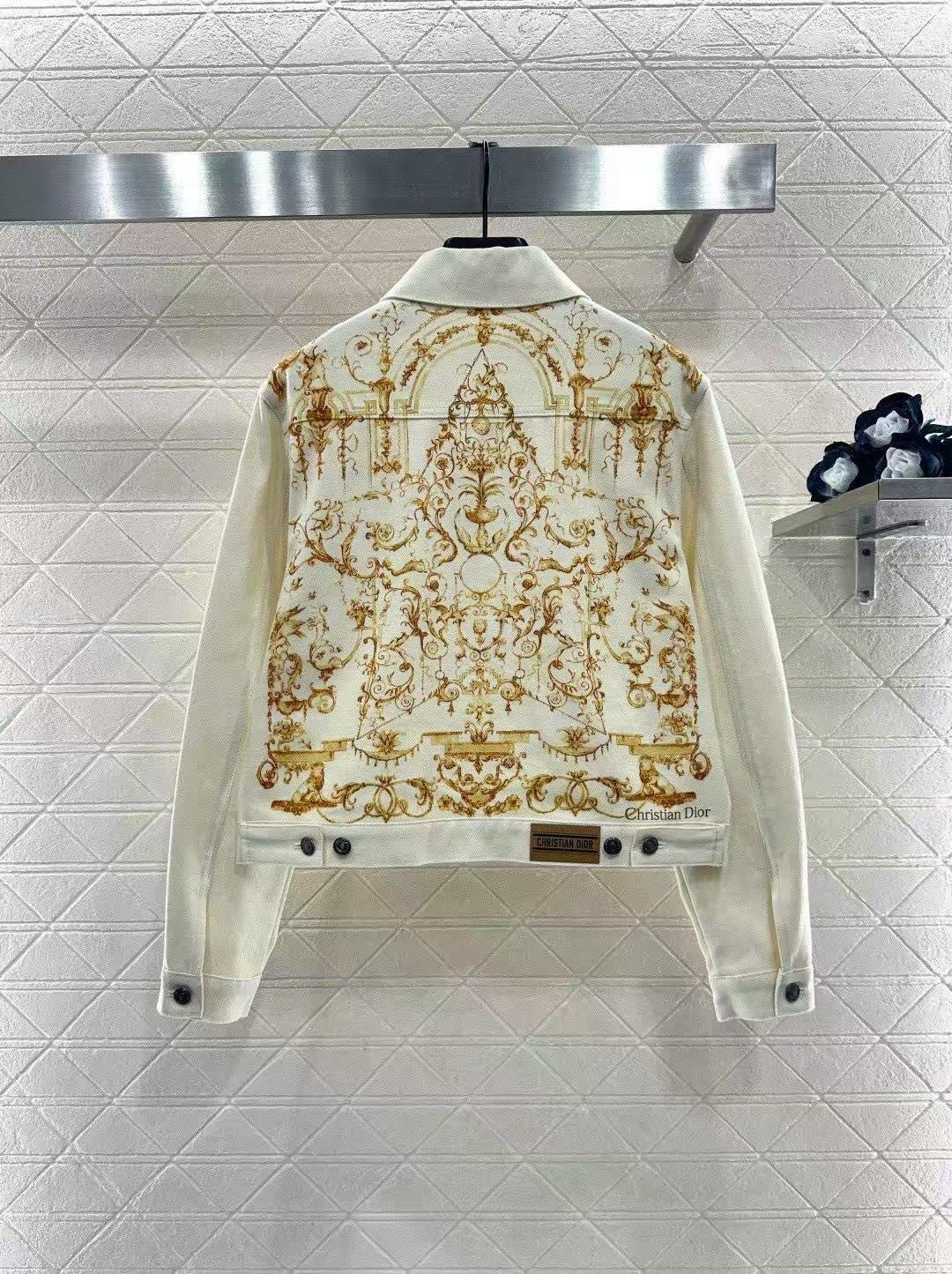 DIOR プリントデニムジャケット【50％割引+送料無料】