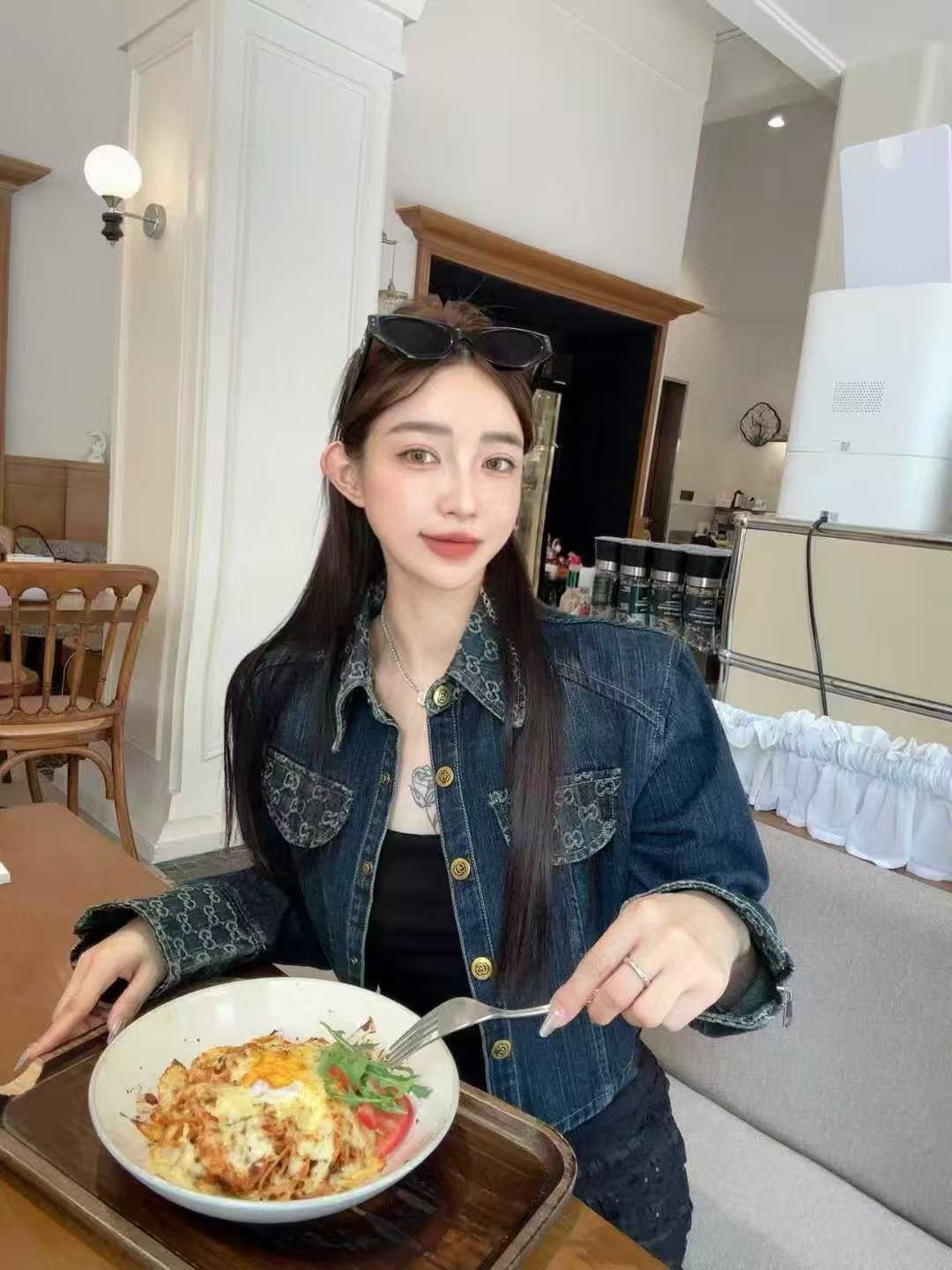 DIORのラペルウォッシュデニムショートジャケット【50％割引+送料無料】