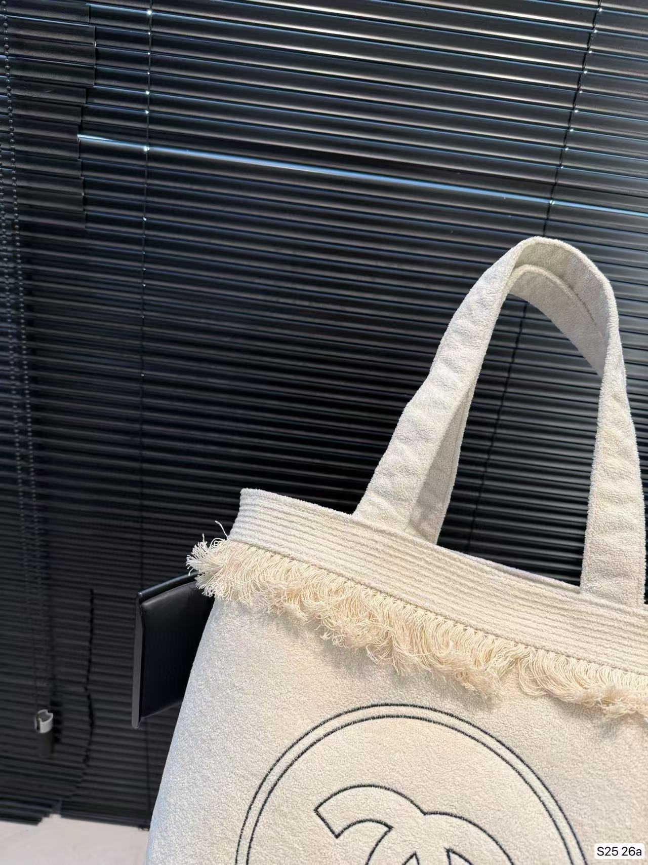 CHANE1 ダブルC タオル ショッピングバッグ【50％割引+送料無料】