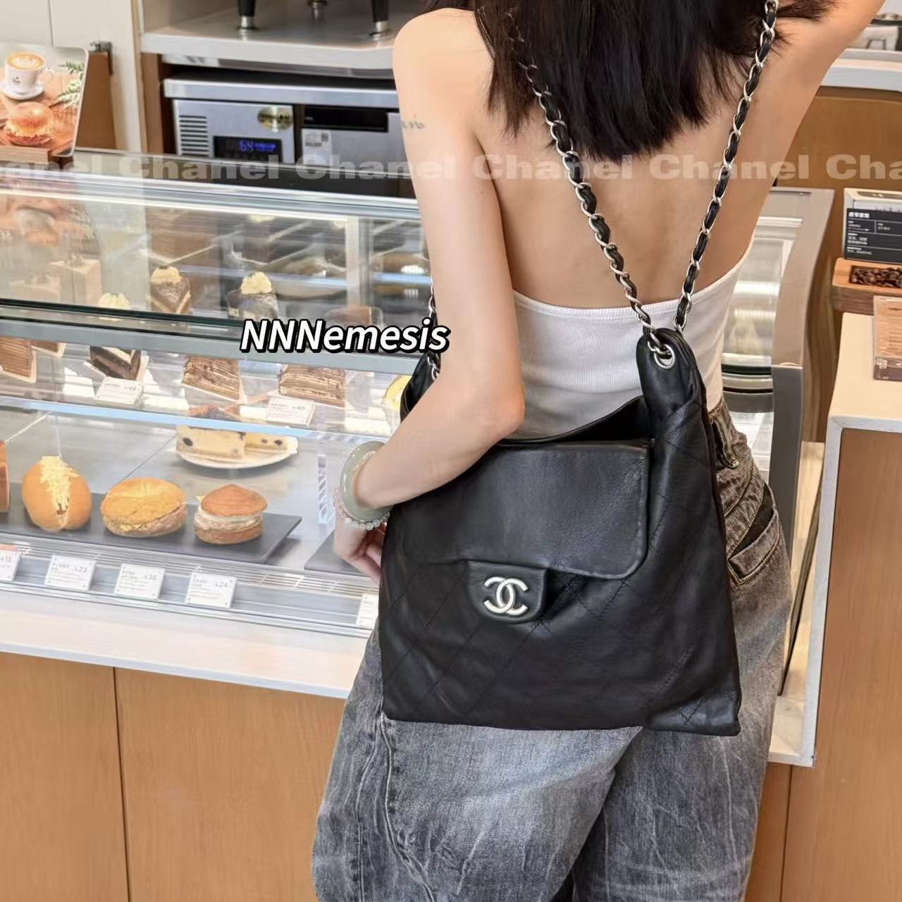 CHANE1 ラムスキンチェーンバッグ【50％割引+送料無料】