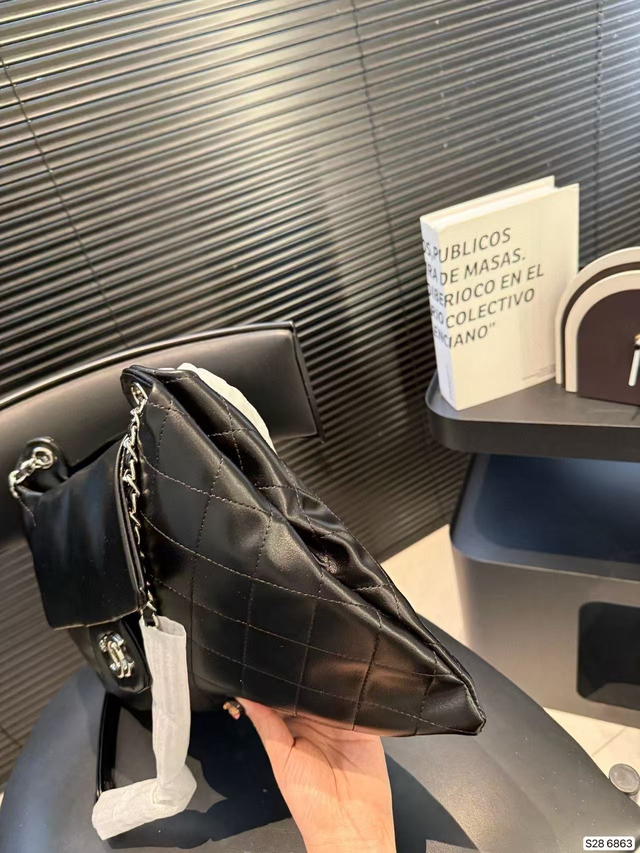 CHANE1 ラムスキンチェーンバッグ【50％割引+送料無料】