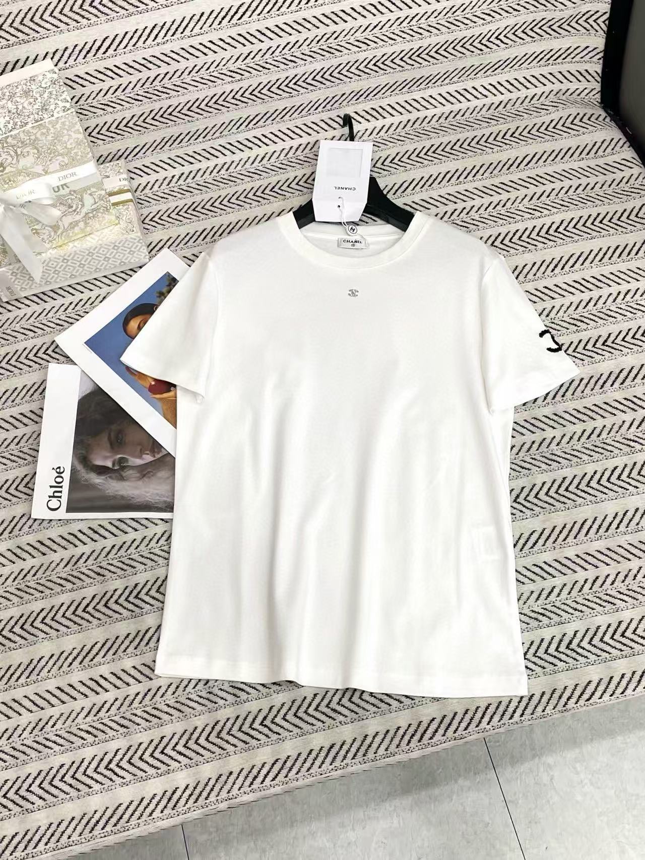 CHANE1 シンプルダブルC Tシャツ【50％割引+送料無料】