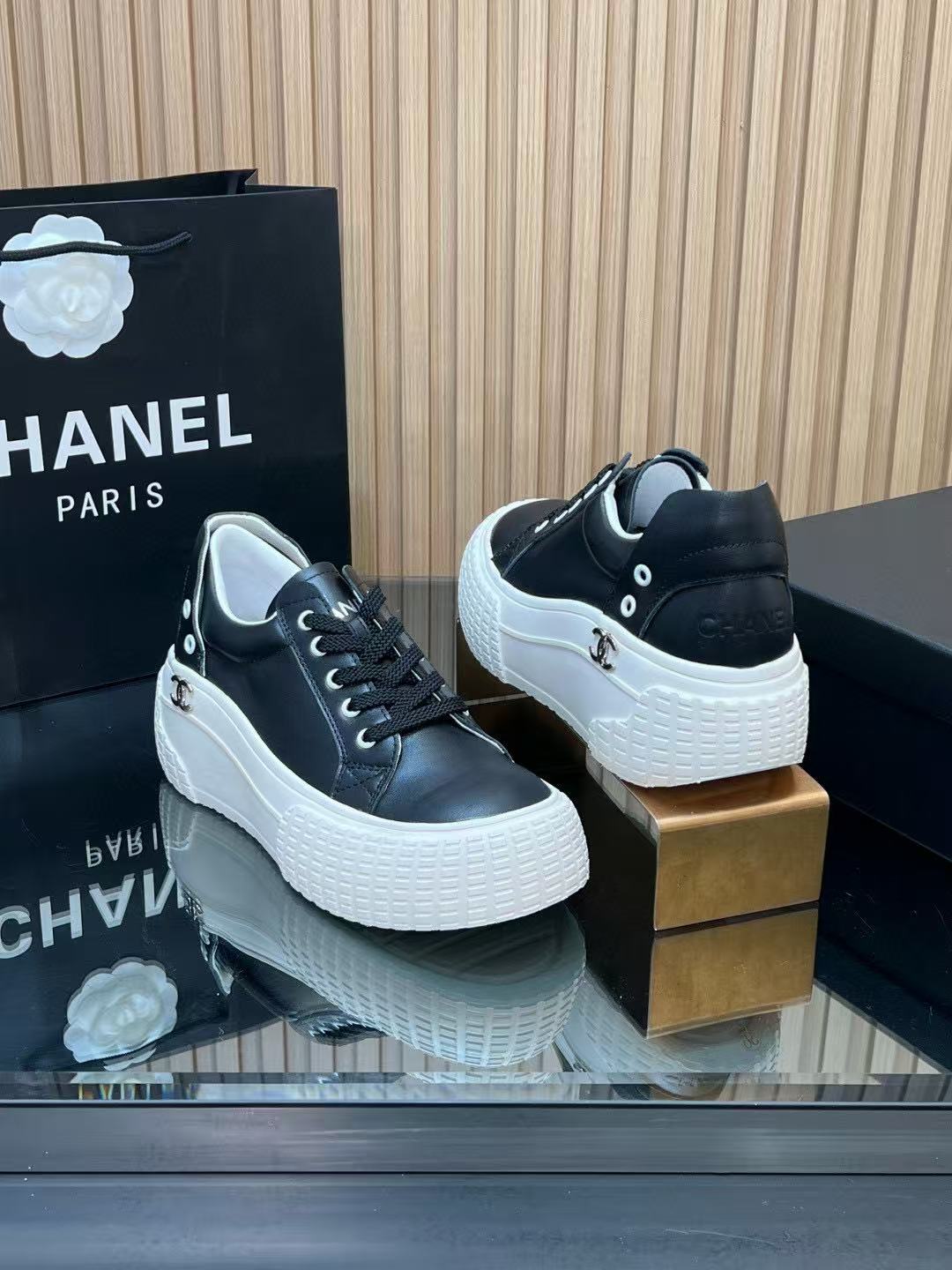 CHANE1 高品質パンダ厚底カジュアルシューズ【50％割引+送料無料】