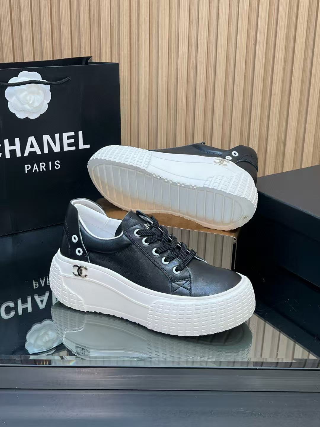 CHANE1 高品質パンダ厚底カジュアルシューズ【50％割引+送料無料】