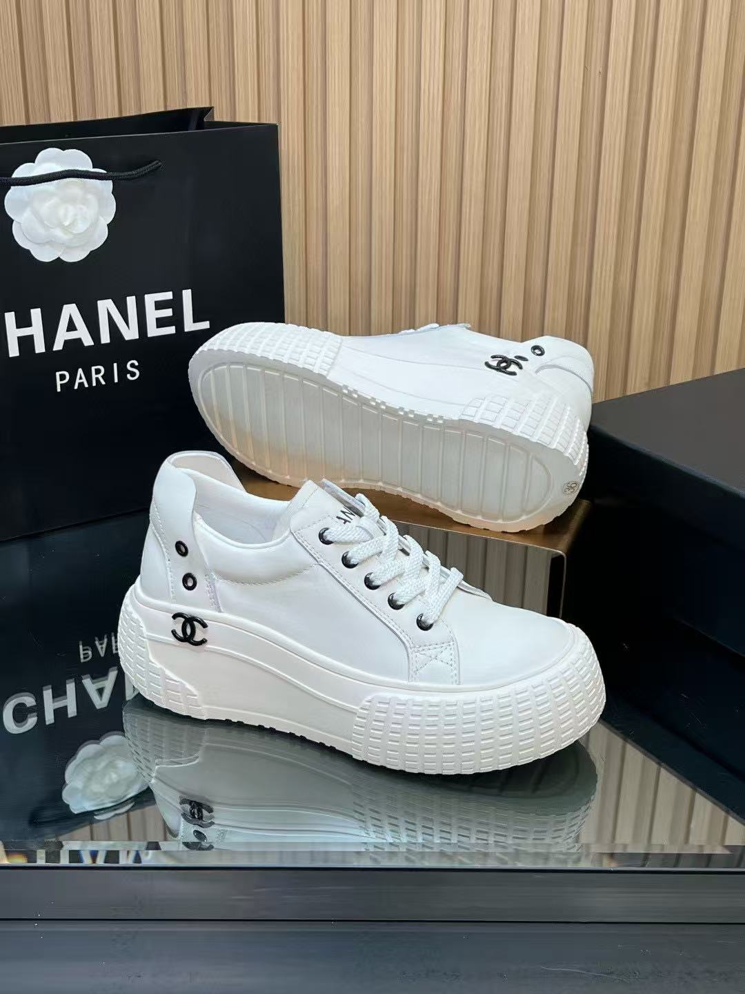 CHANE1 高品質パンダ厚底カジュアルシューズ【50％割引+送料無料】