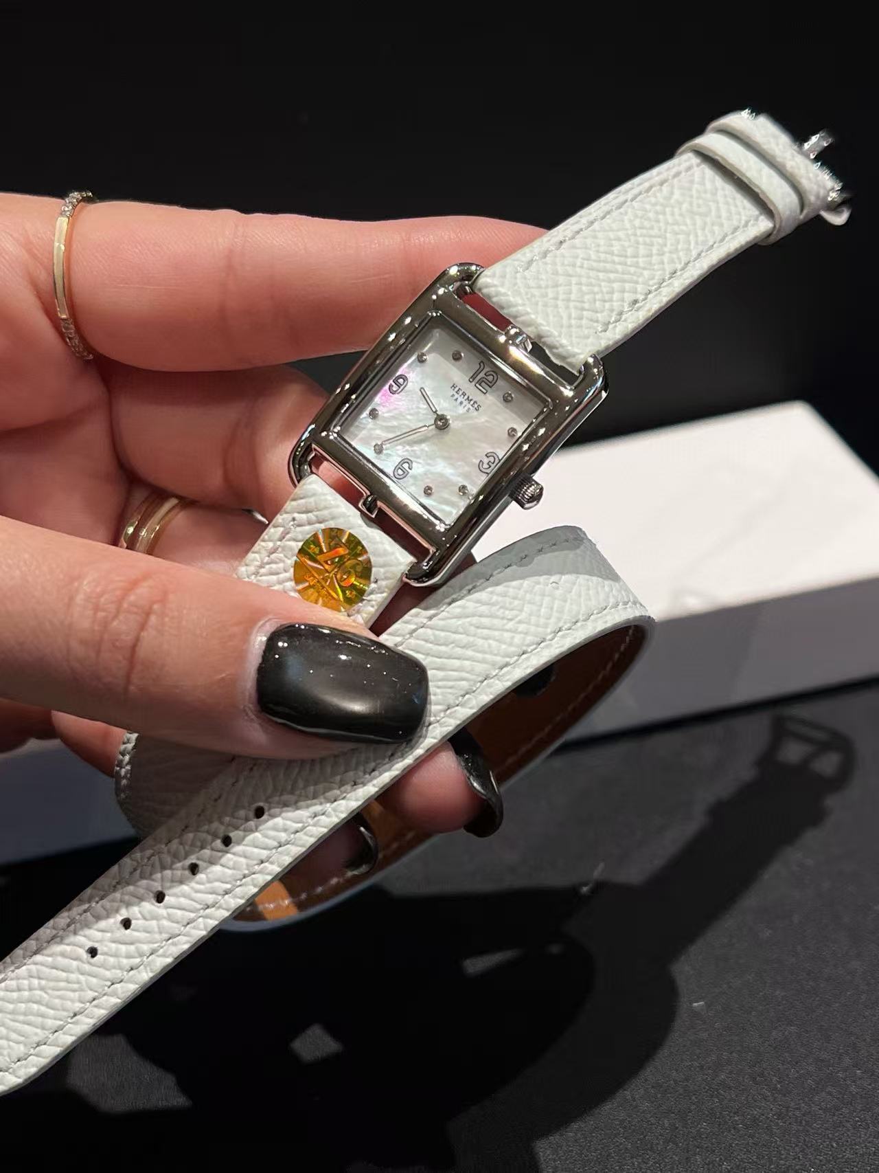 HERME5 レザーストラップ レディースウォッチ【50％割引+送料無料】