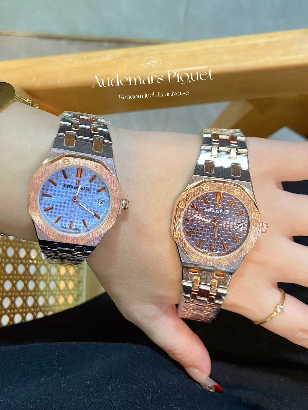 Audemarsp1guetスチールバンドの腕時計【50％割引+送料無料】