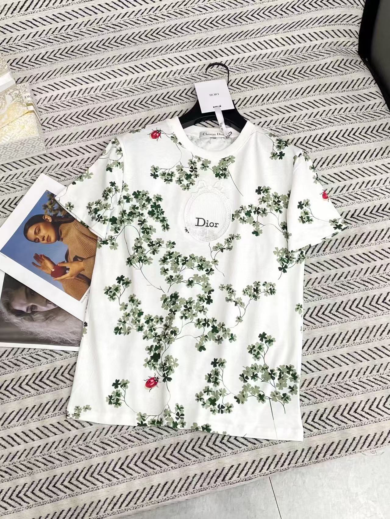 DIOR プリントレターTシャツ【50％割引+送料無料】