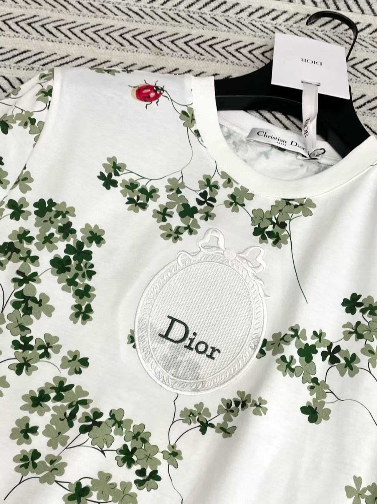 DIOR プリントレターTシャツ【50％割引+送料無料】