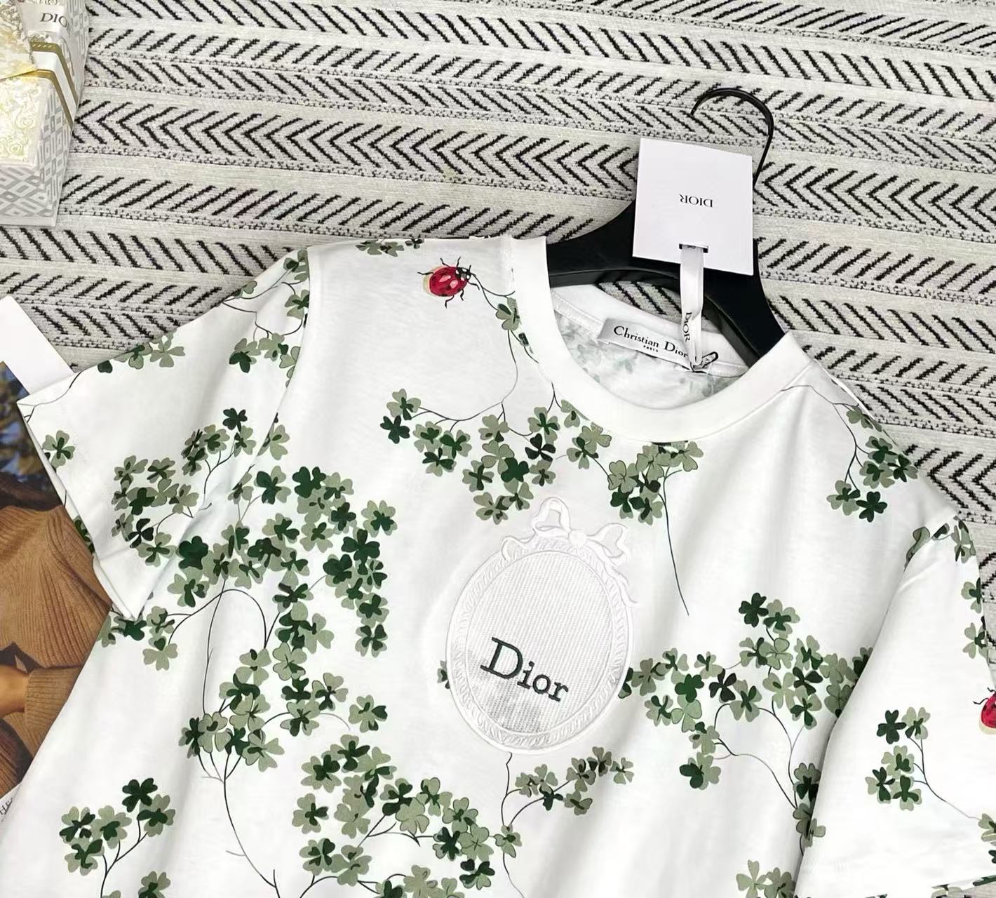 DIOR プリントレターTシャツ【50％割引+送料無料】