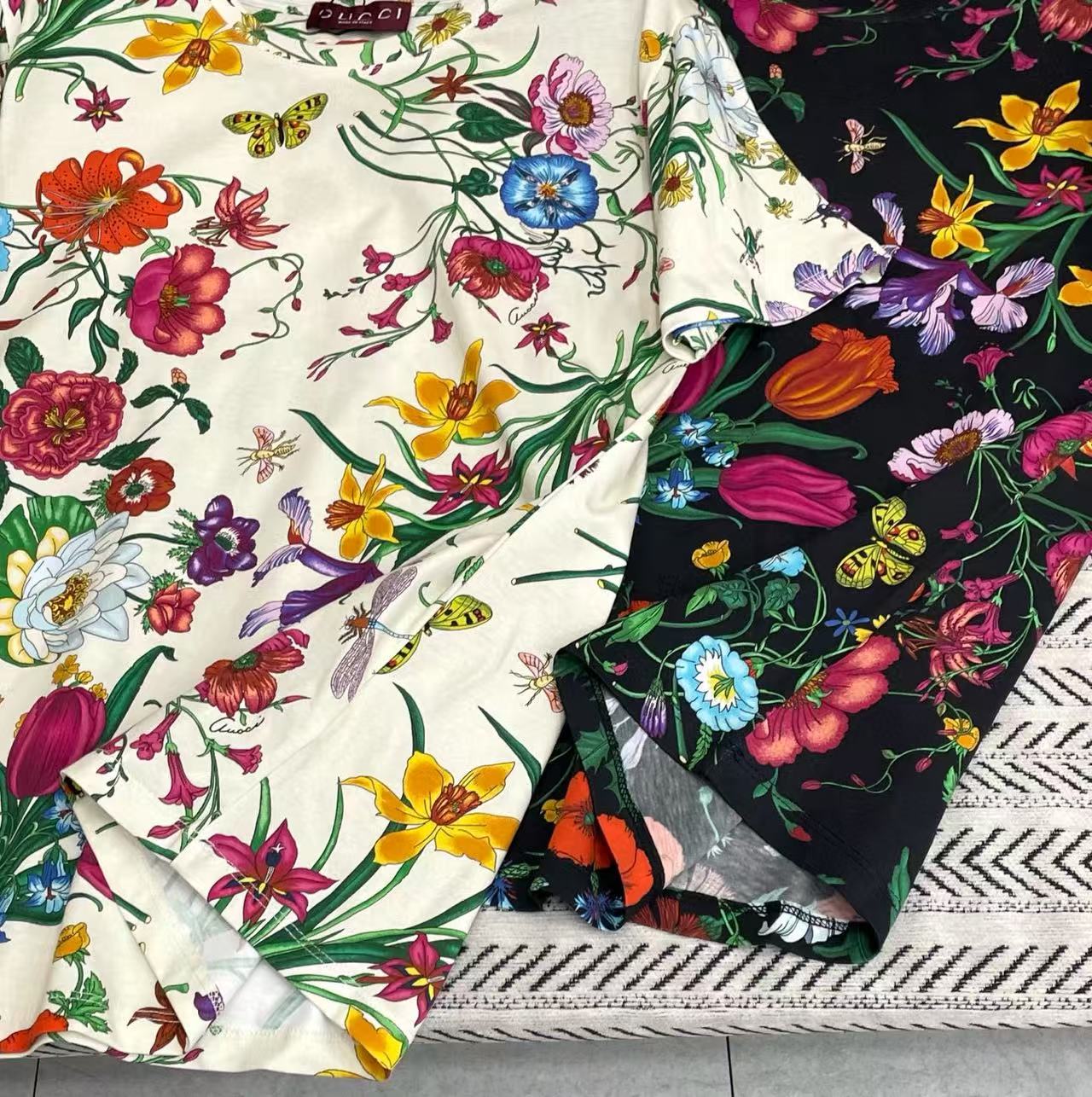 GUCC1 オールオーバープリントTシャツ【50％割引+送料無料】