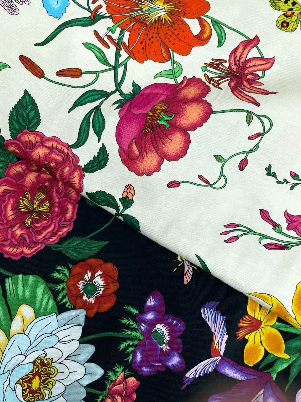 GUCC1 オールオーバープリントTシャツ【50％割引+送料無料】