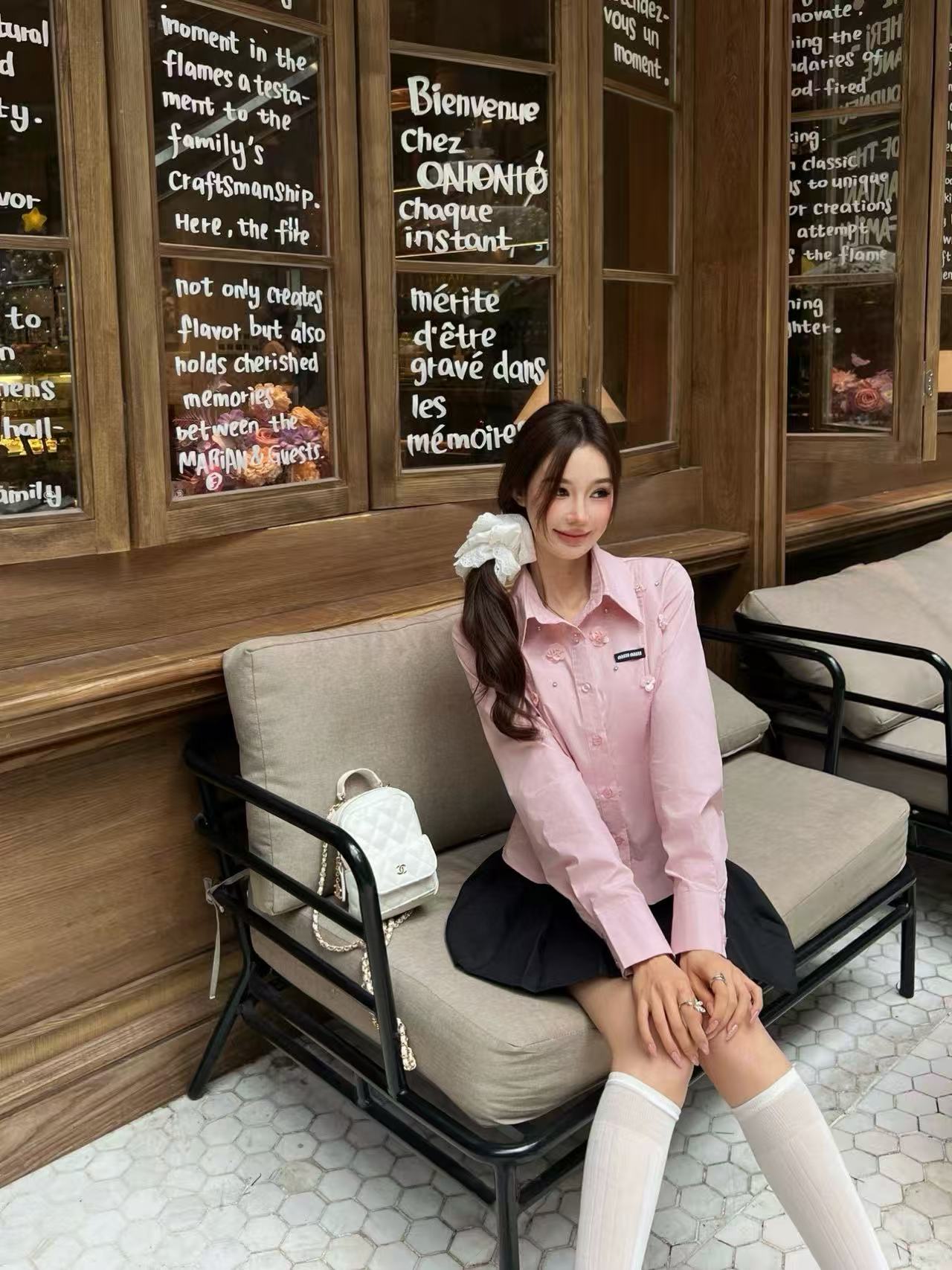 M1UM1U 襟付きシャツ【50％割引+送料無料】