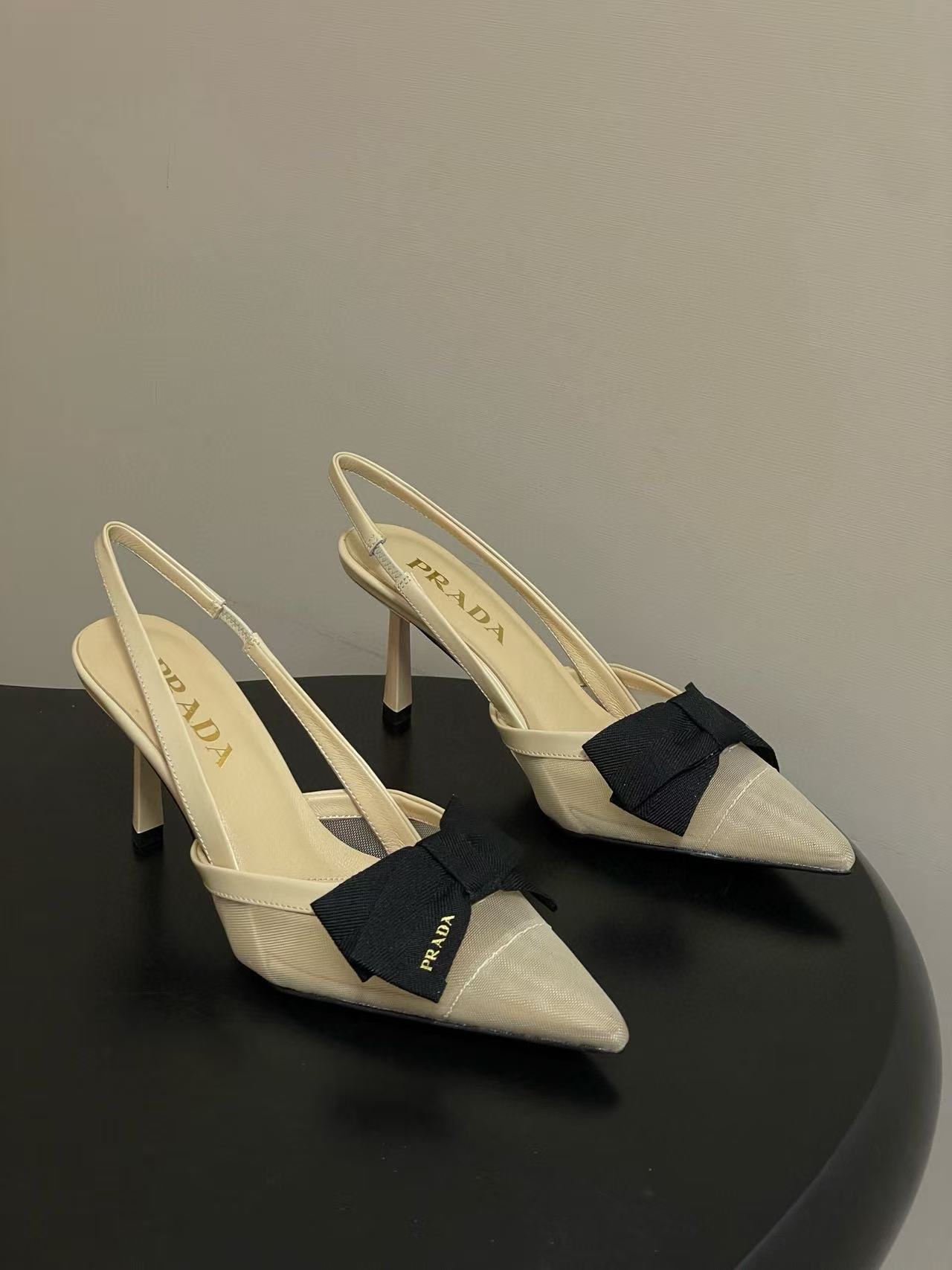 CHANE1 高品質 ボウタイ ポインテッドトゥ オープンバックサンダル【50％割引+送料無料】