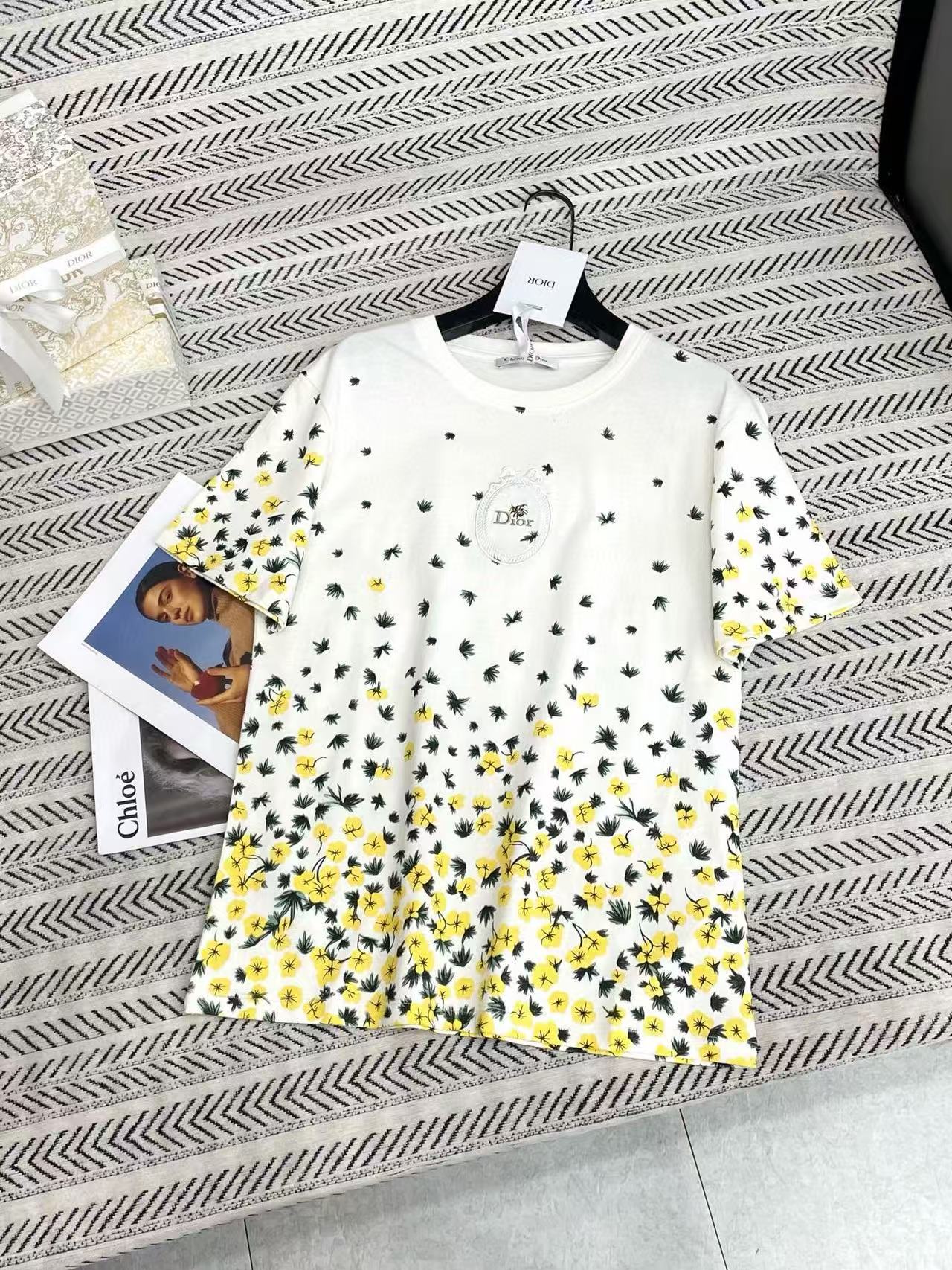 DIOR ボウ＆ビー Tシャツ【50％割引+送料無料】